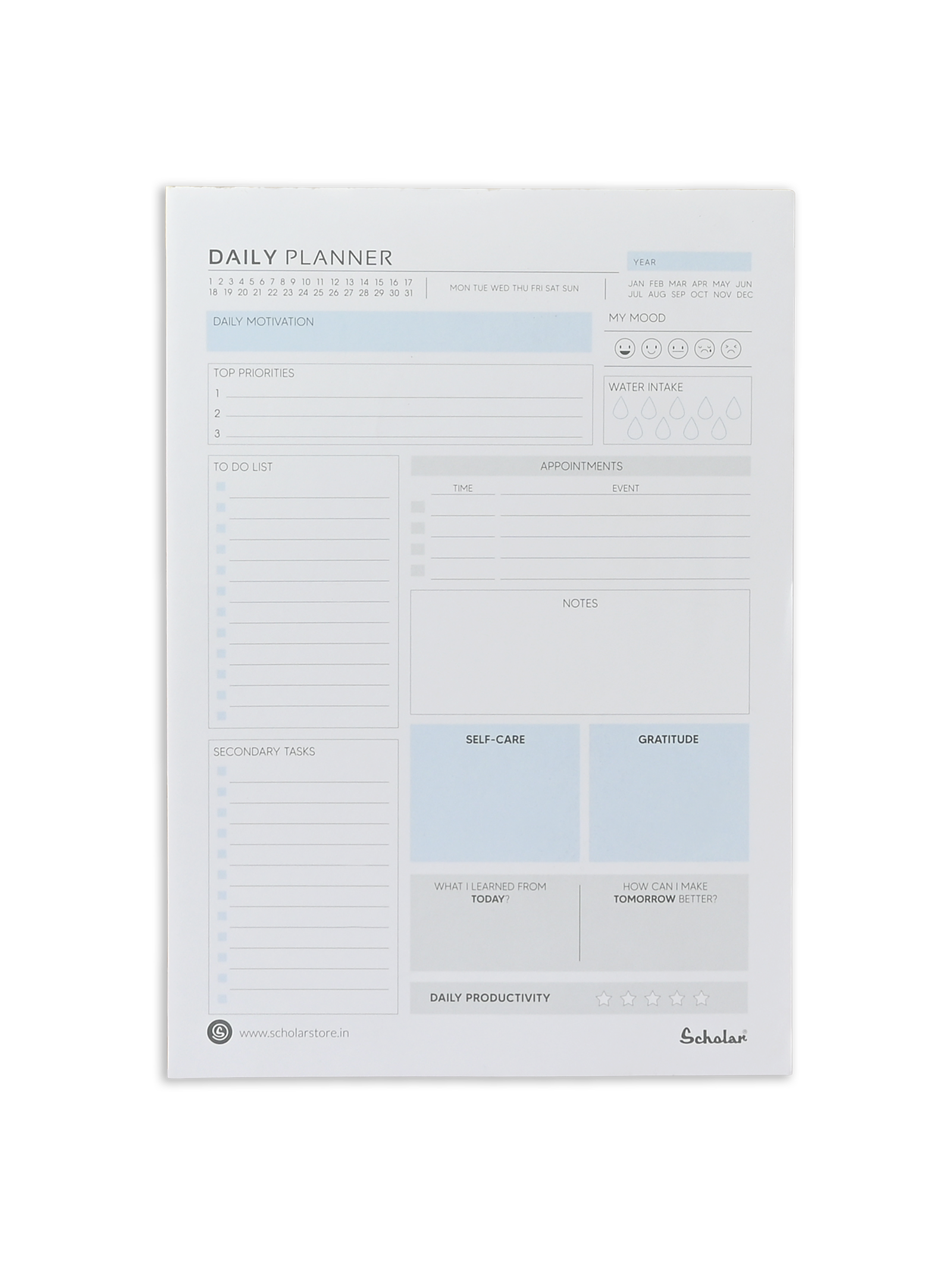 Daily Planner (DPL)