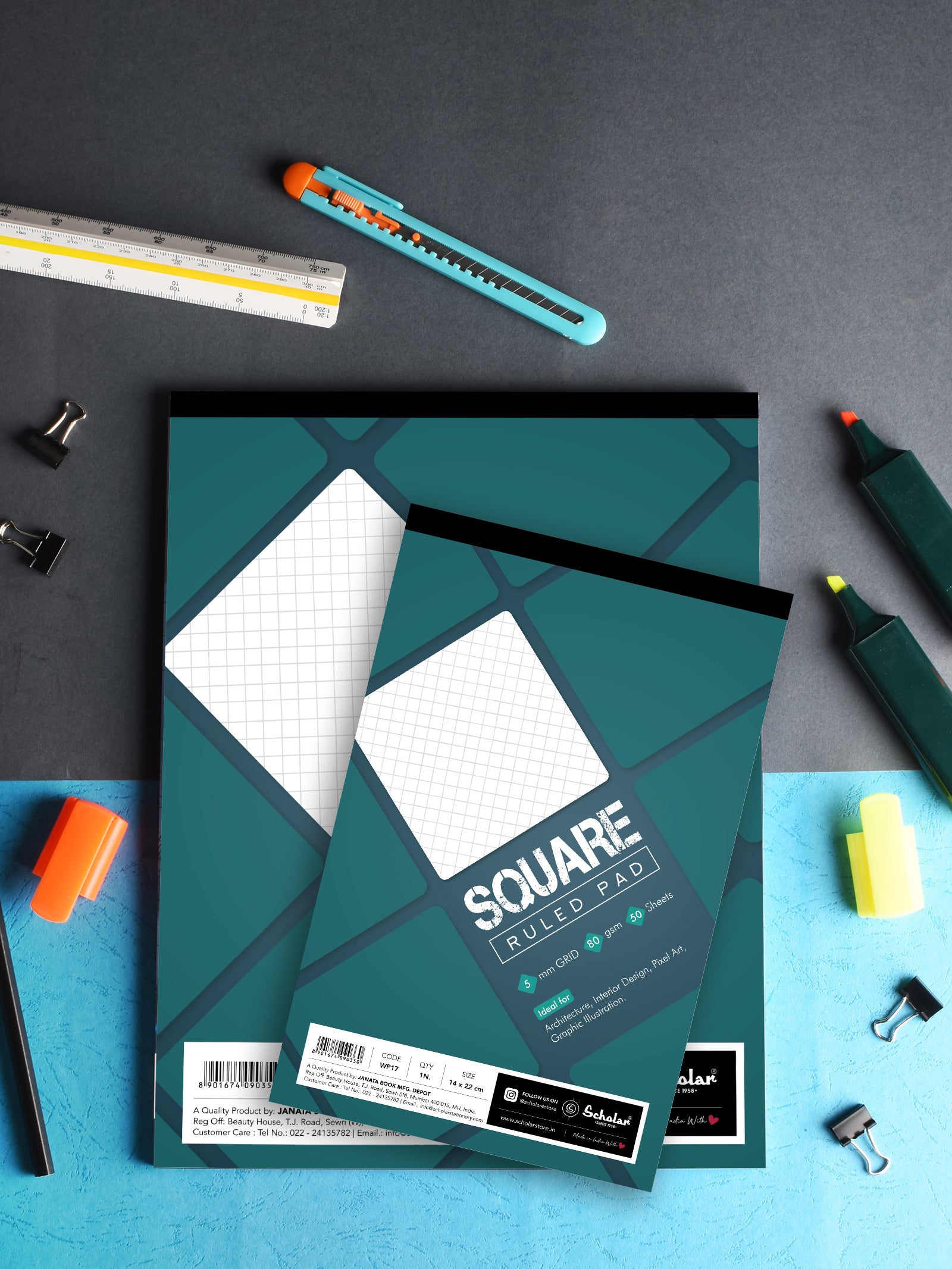 80 Gsm Square Pad (50 Sheets) (WP)