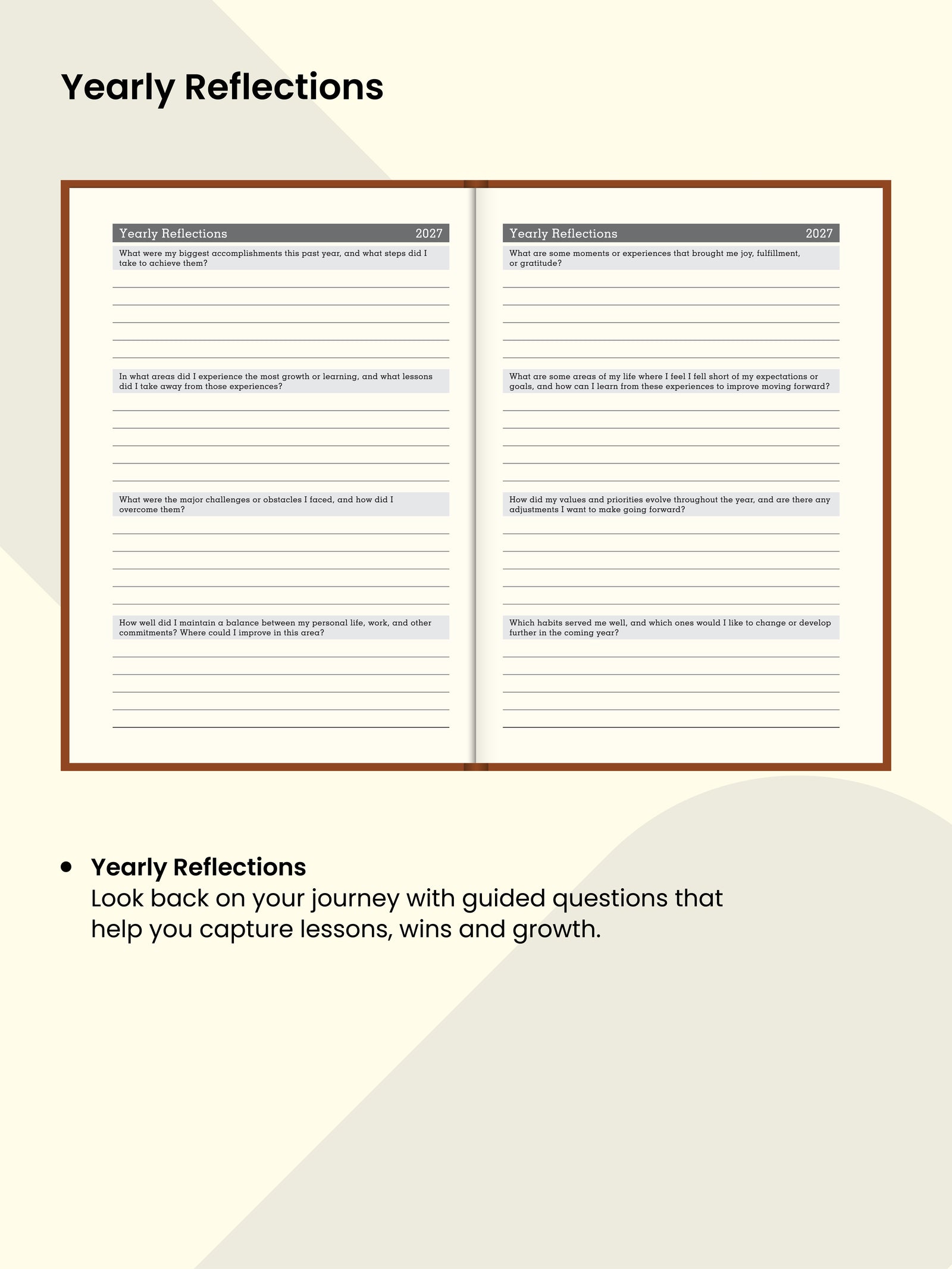 Scholar New Year Diary 2027 - Eco