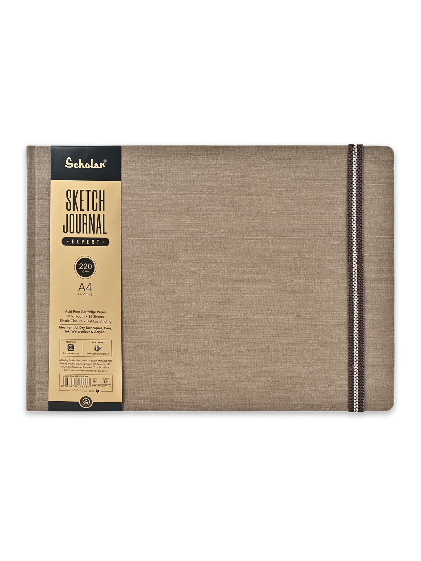 220 Gsm Sketch Journal - Expert (36 Sheets) (EJ)