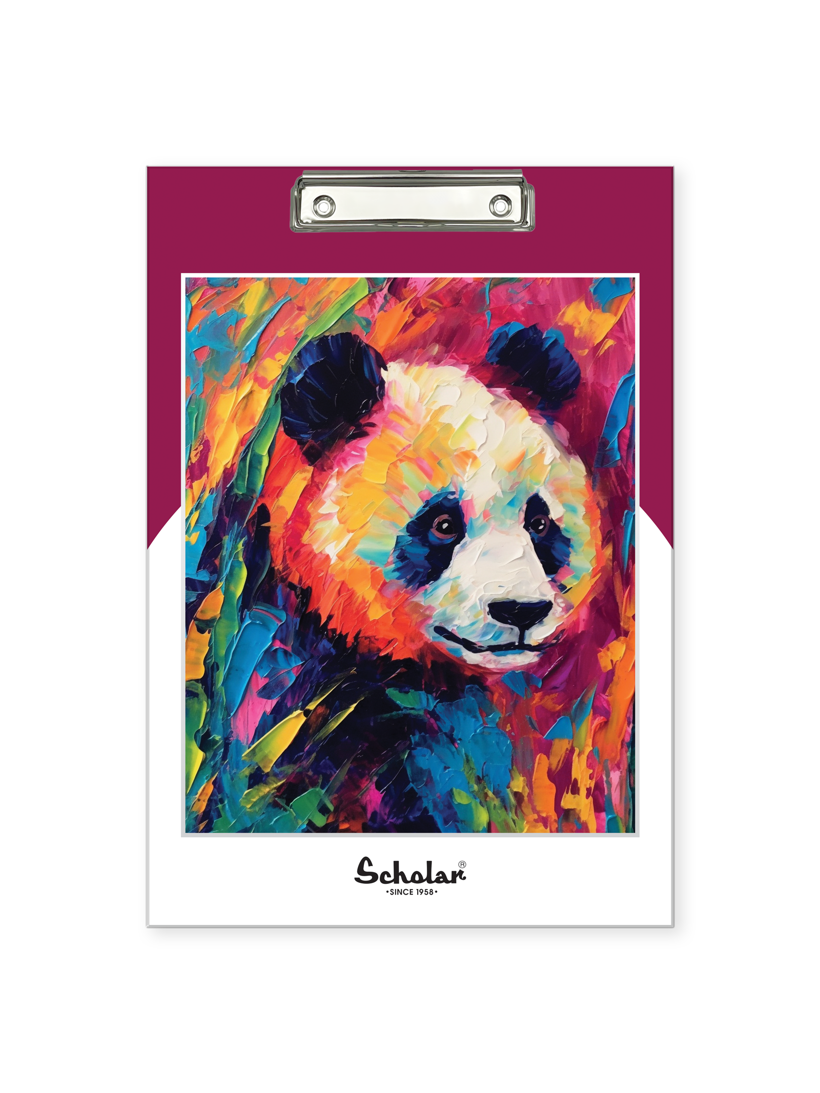 Scholar Regular Exam Board for Students | Clip Board | Foolscape Size - 24 cm x 34.5 cm | Pack of 2
