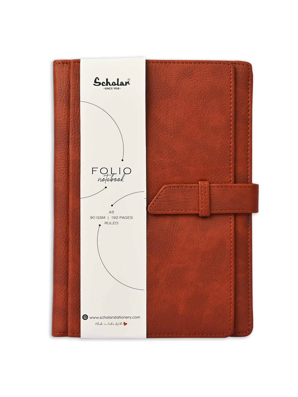 Scholar Notebook - Folio (192 Pages) (FLO)