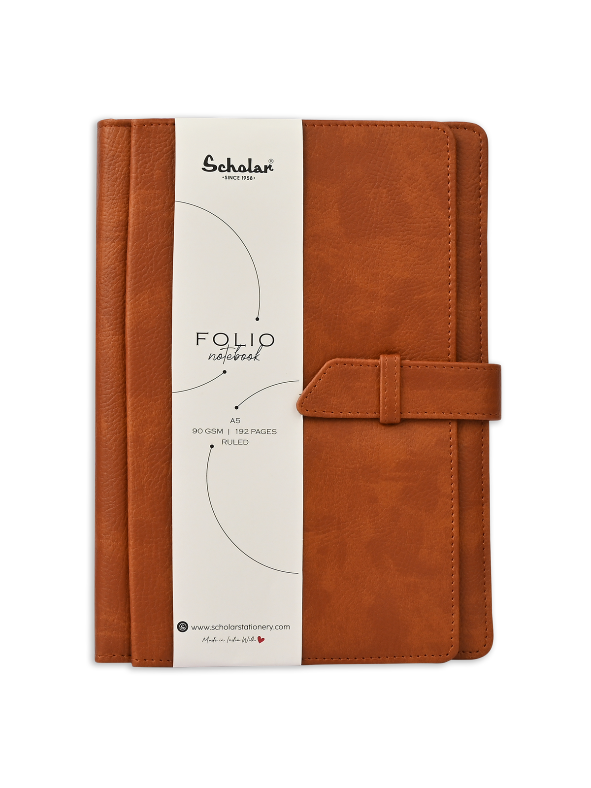 Scholar Notebook - Folio (192 Pages) (FLO)