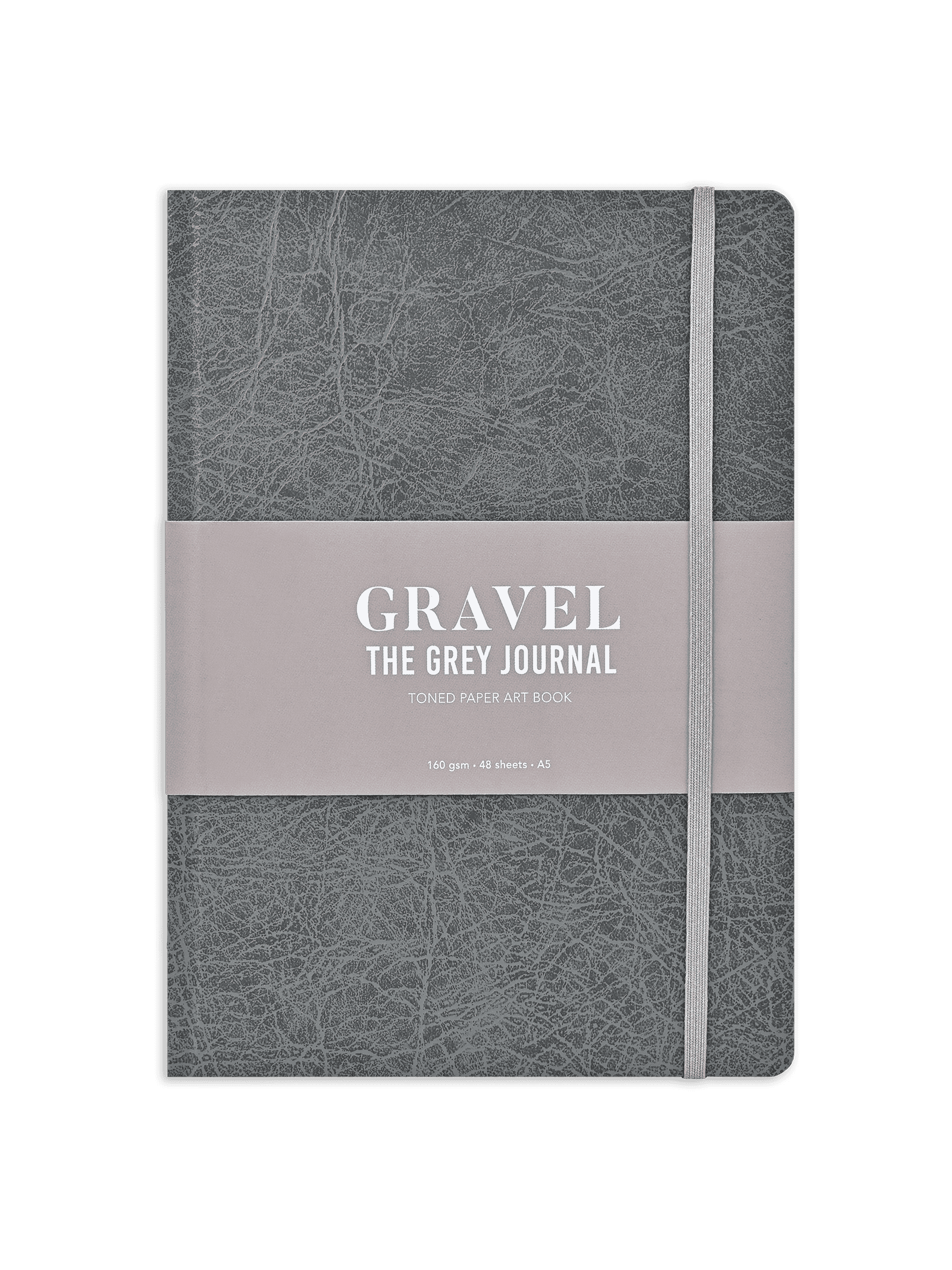 160 Gsm Gravel - Grey Paper Journal (48 Sheets) (GJ)