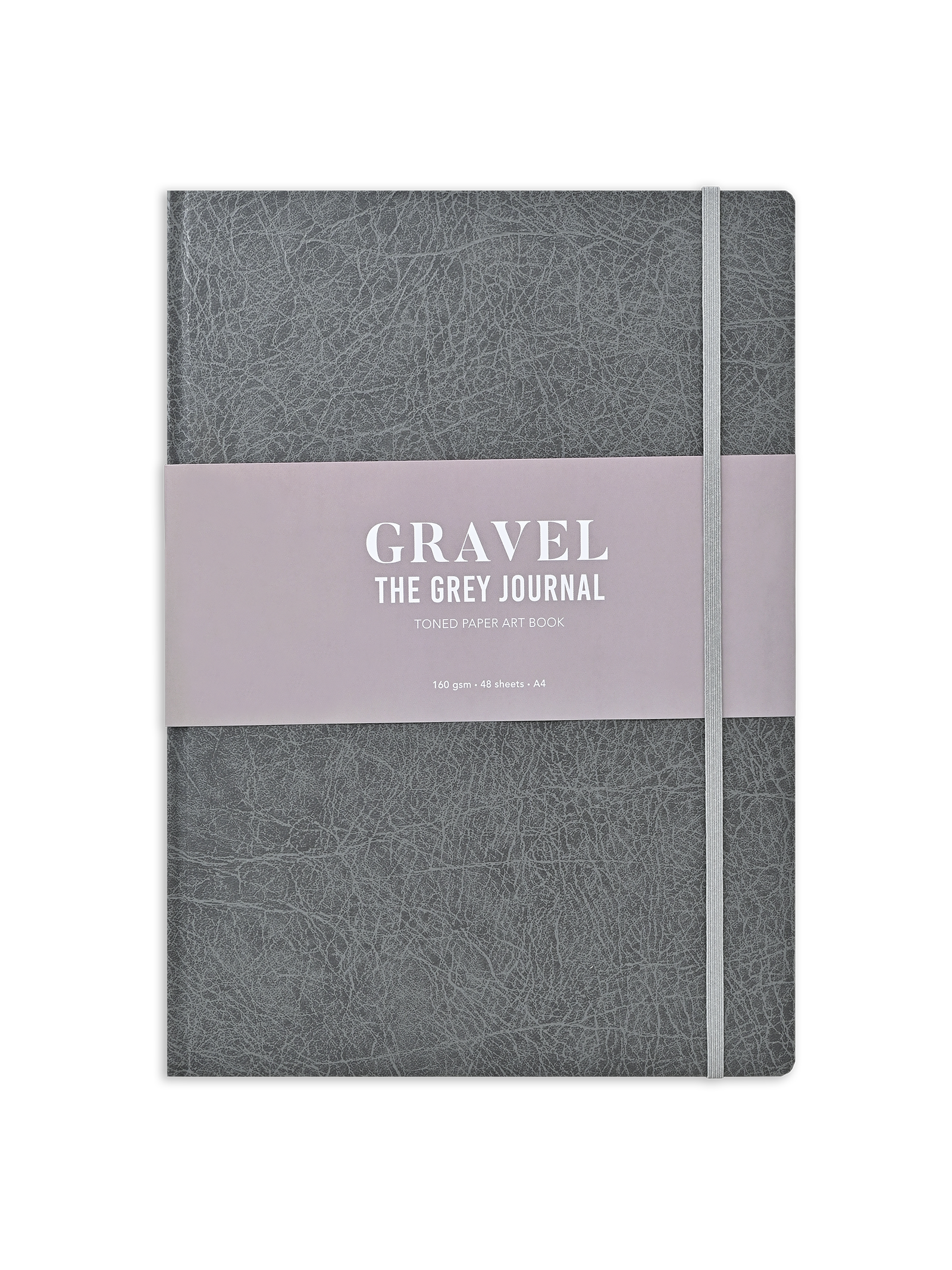 160 Gsm Gravel - Grey Paper Journal (48 Sheets) (GJ)