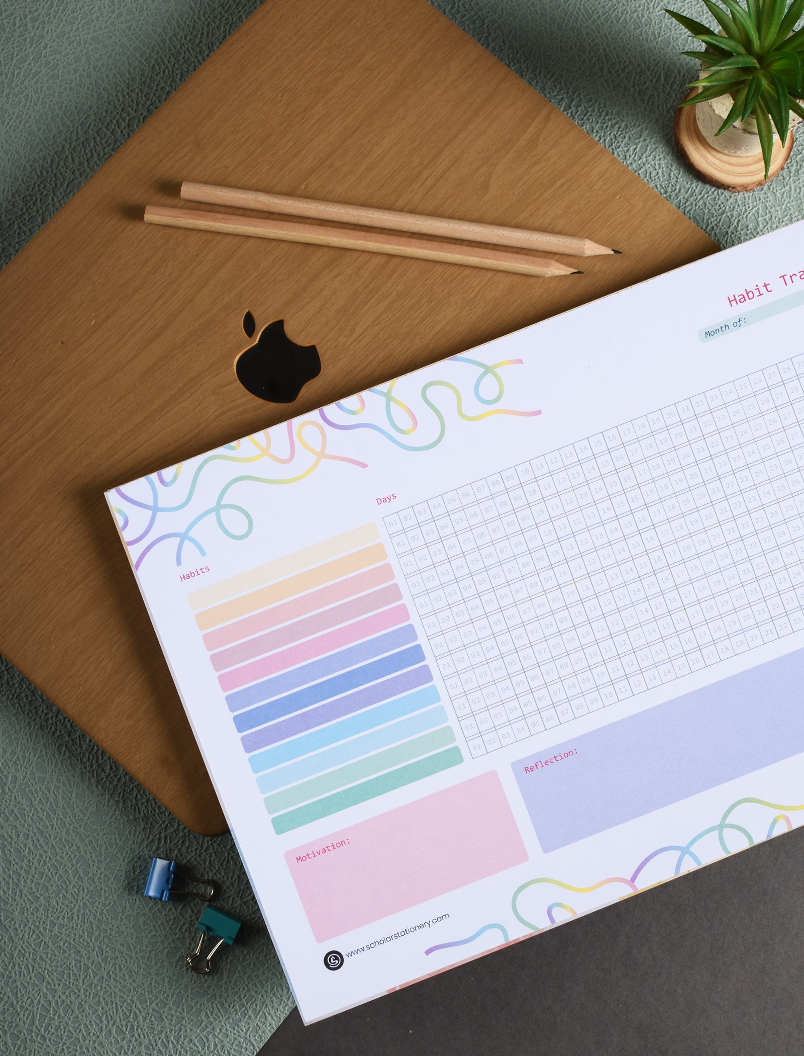 Habit Tracker - Monthly (HTM)
