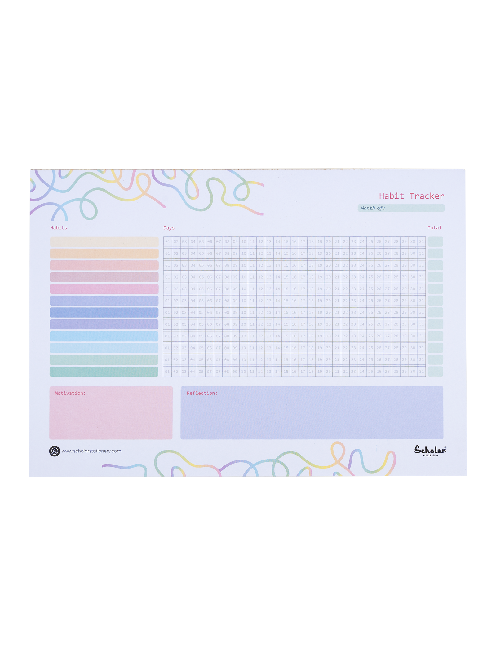 Habit Tracker - Monthly (HTM)