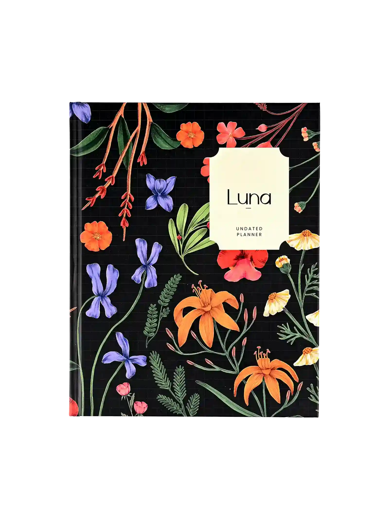 Scholar Luna Undated Planner - Black