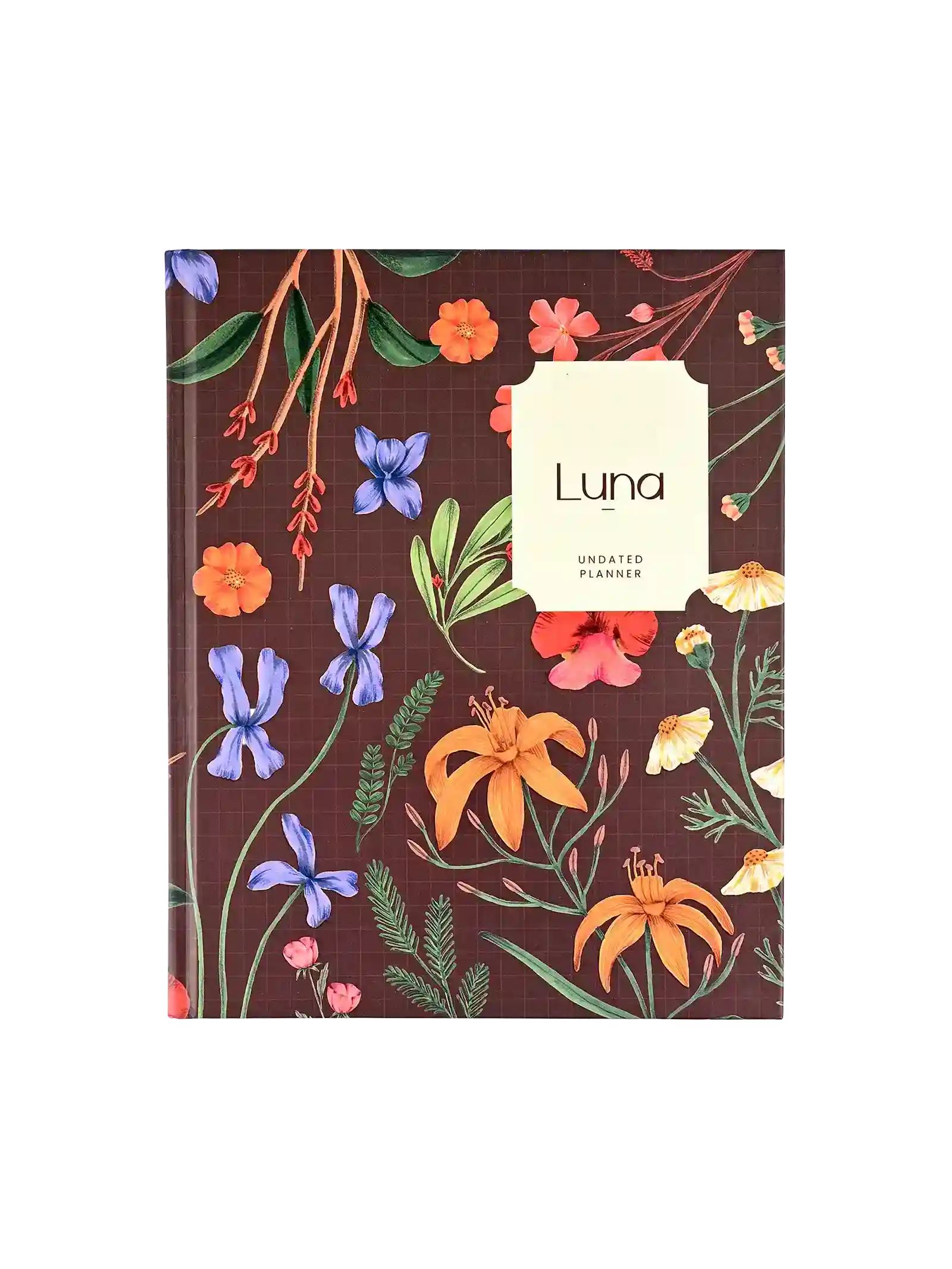 Scholar Luna Undated Planner - Maroon