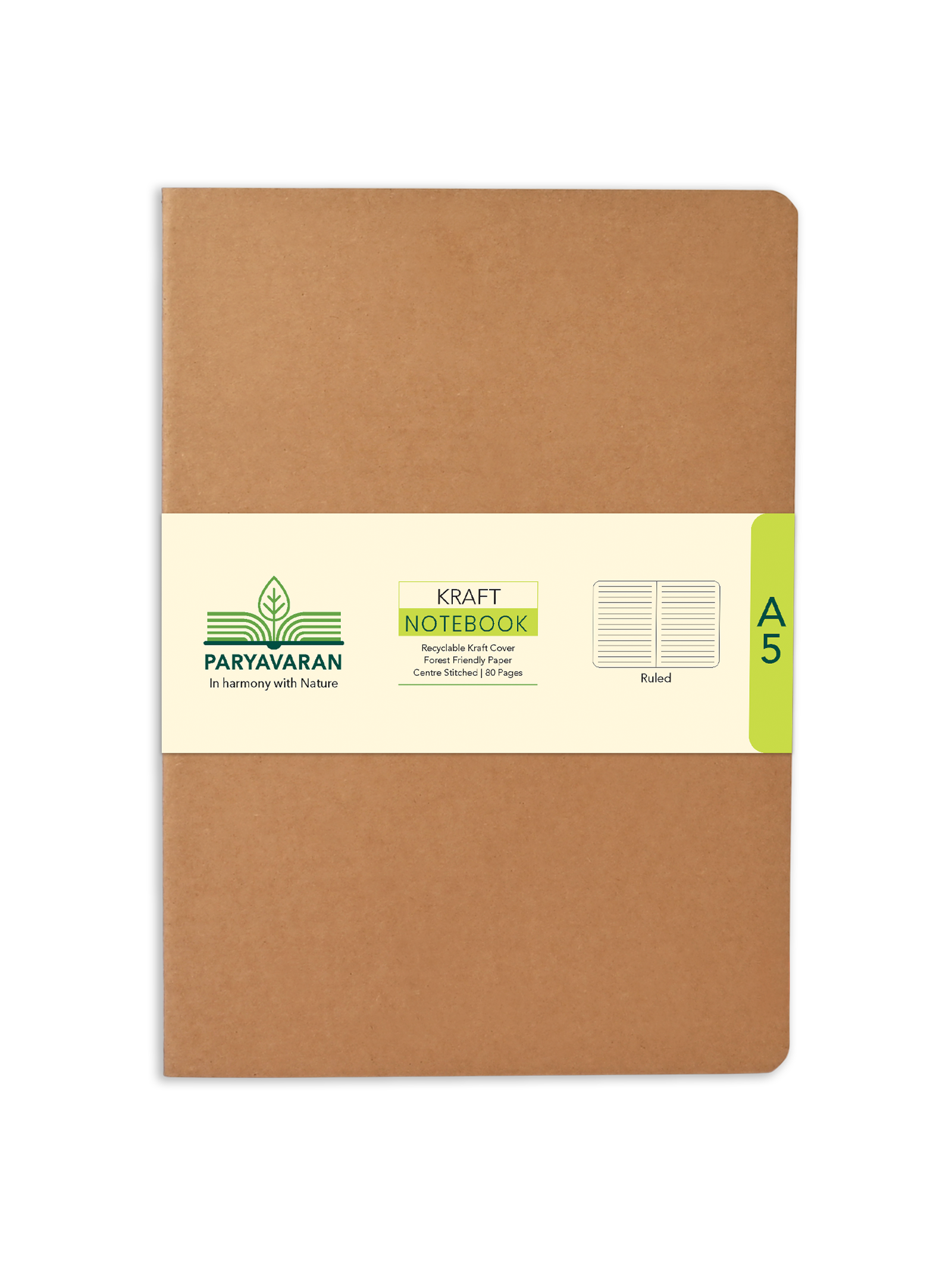 Scholar Notebook - Paryavaran Centre Stitched (80 Pages) (KNB)