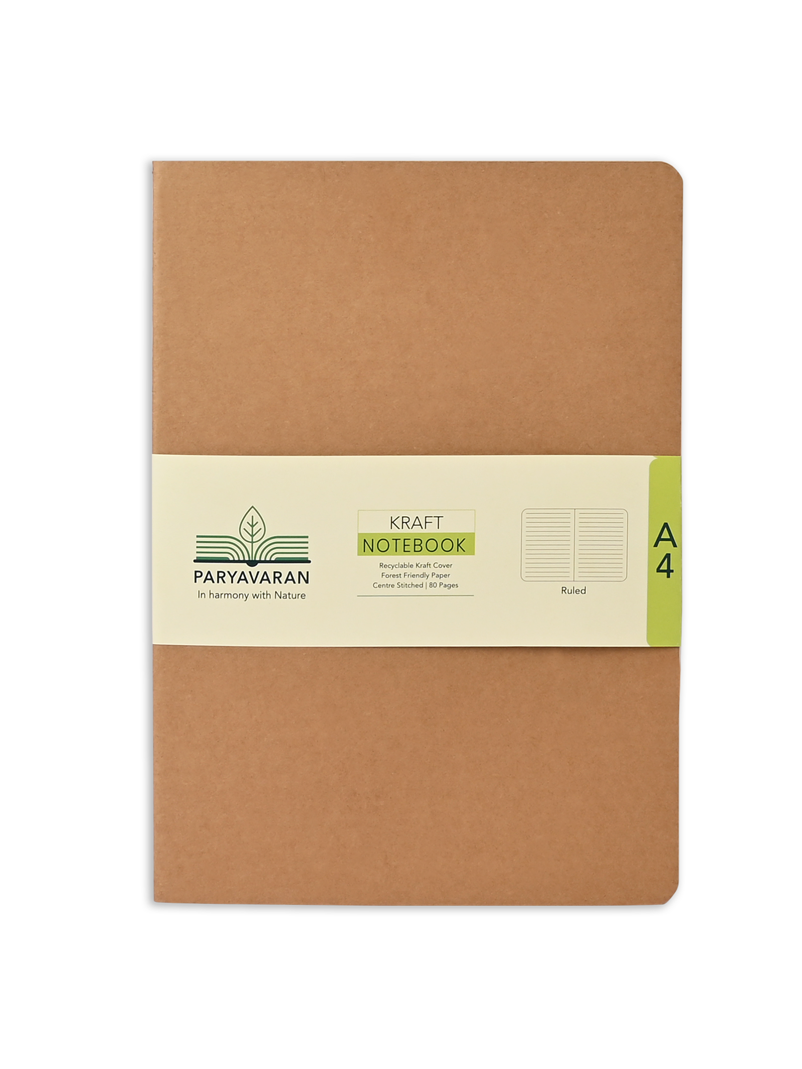 Scholar Notebook - Paryavaran Centre Stitched (80 Pages) (KNB)