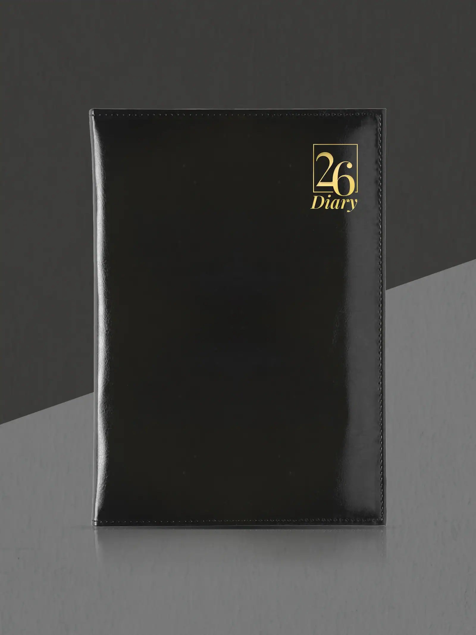 Scholar New Year Diary 2026 - Leatherite - Black