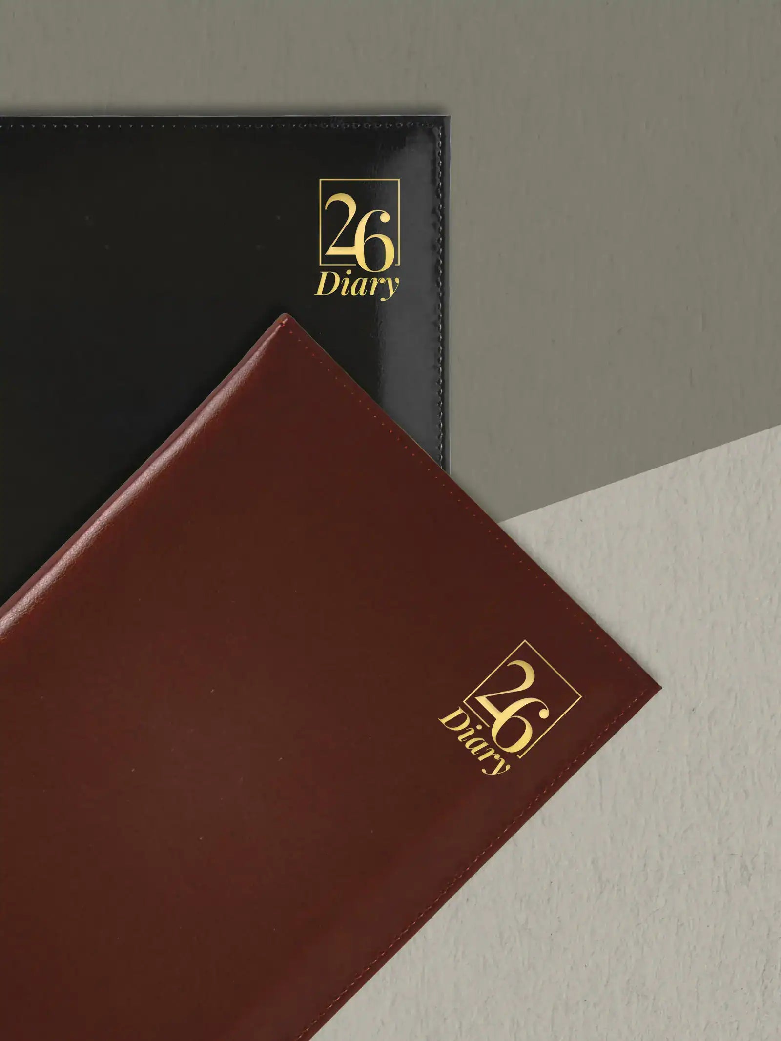 Scholar New Year Diary 2026 - Leatherite - Black