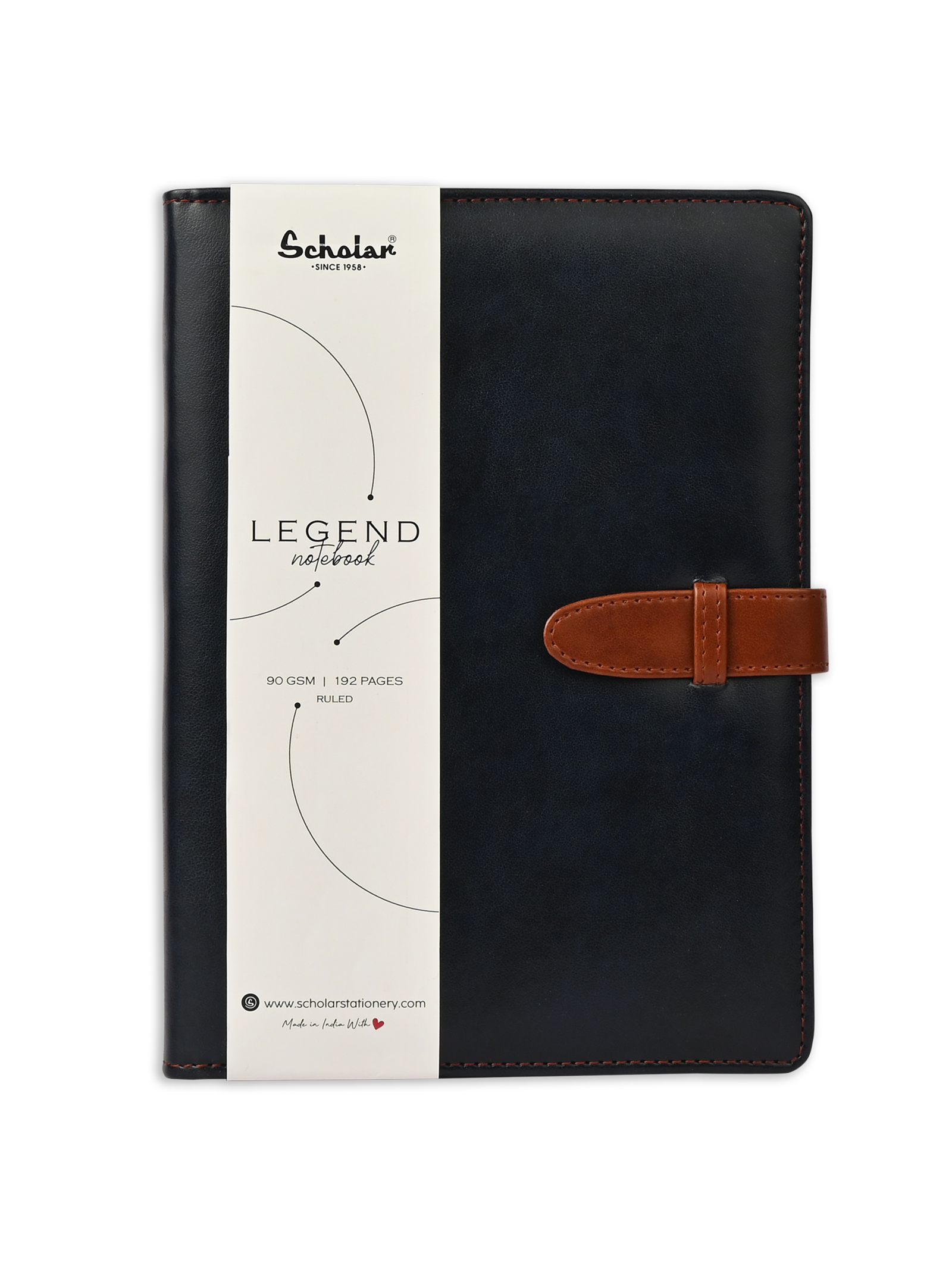 Scholar Notebook - Legend (192 Pages) (LEG) - Mid-Night Blue