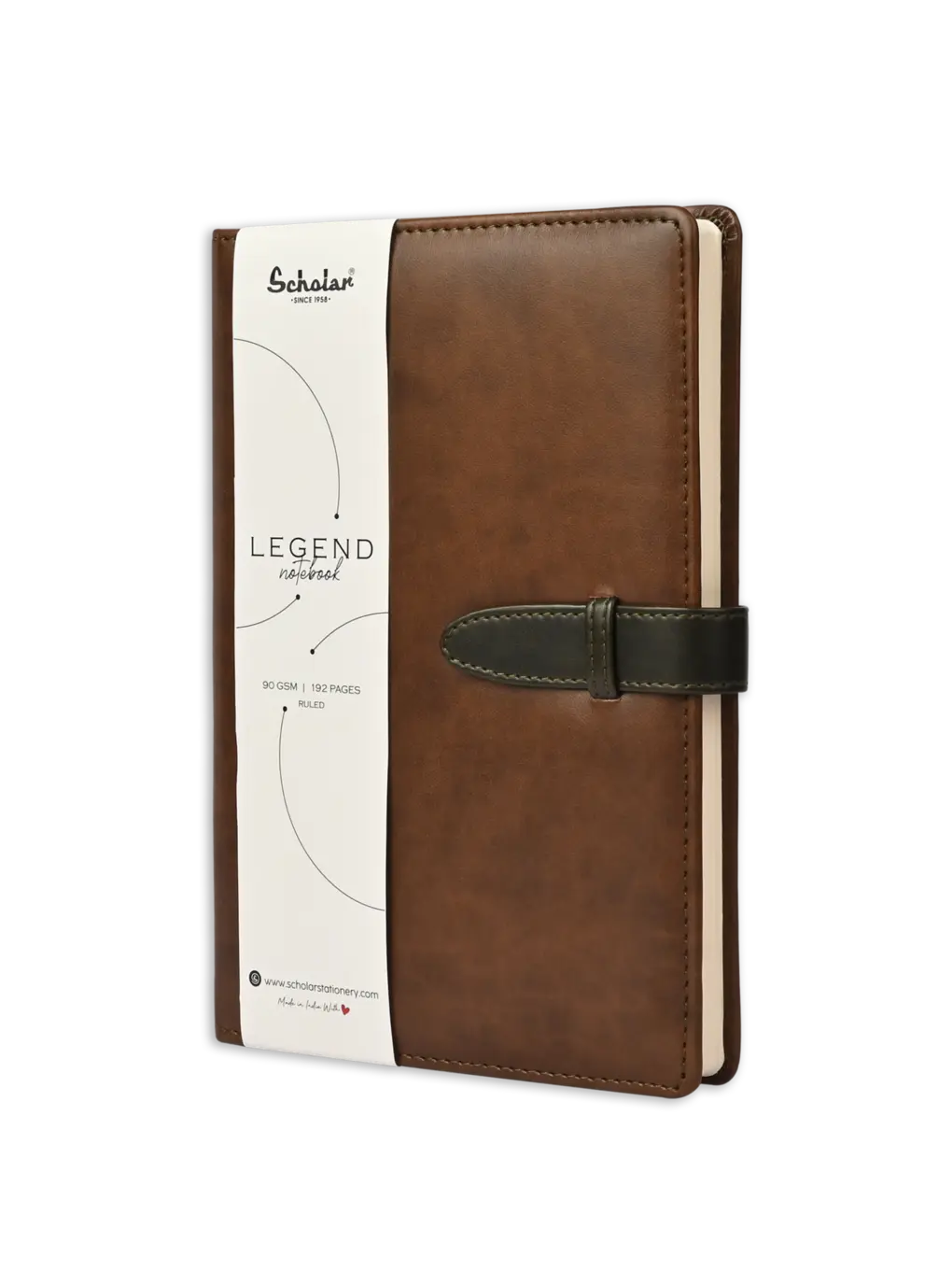 Scholar Notebook - Legend (192 Pages) (LEG) - Coffee