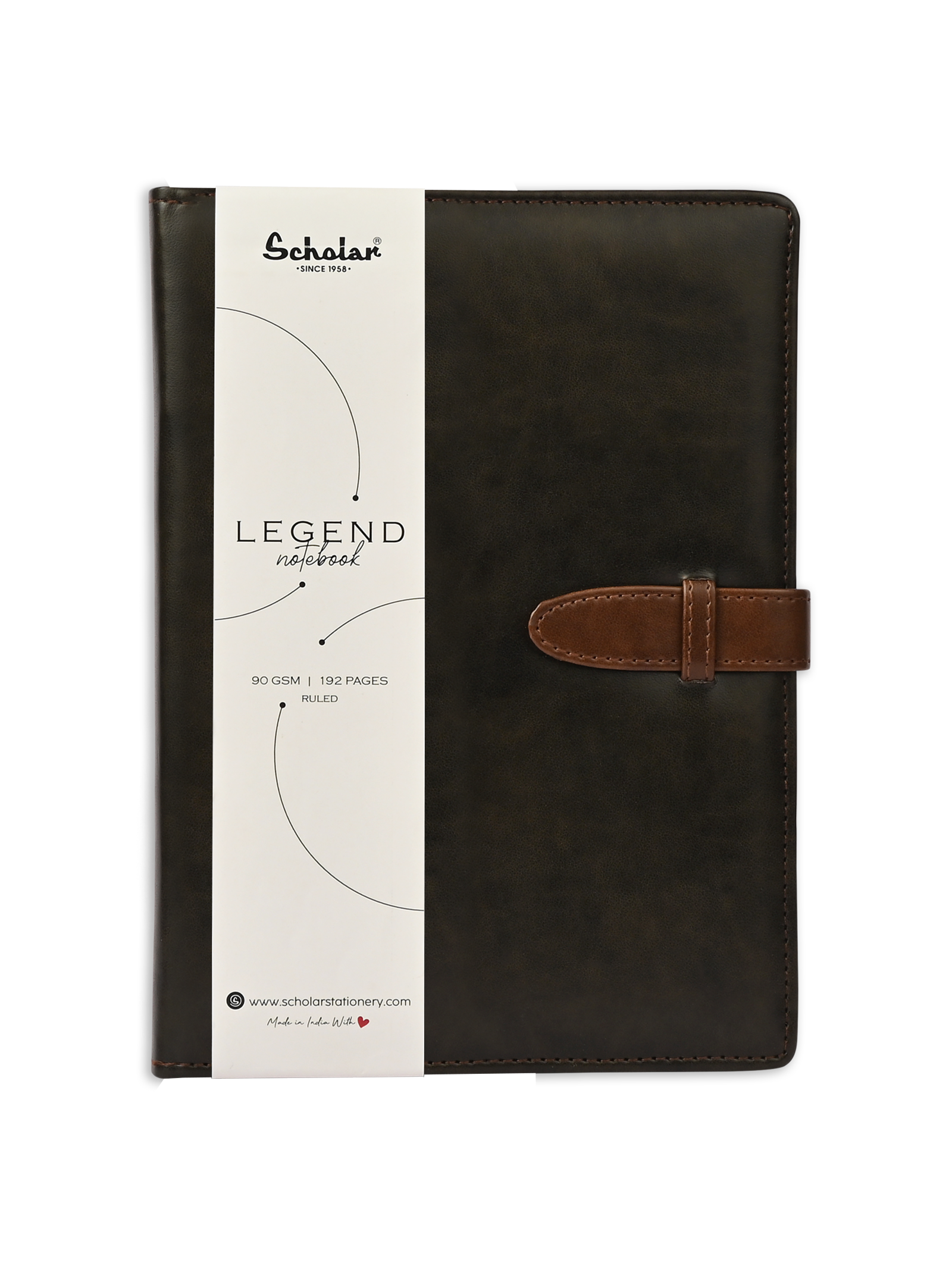 Scholar Notebook - Legend (192 Pages) (LEG) - Charcoal