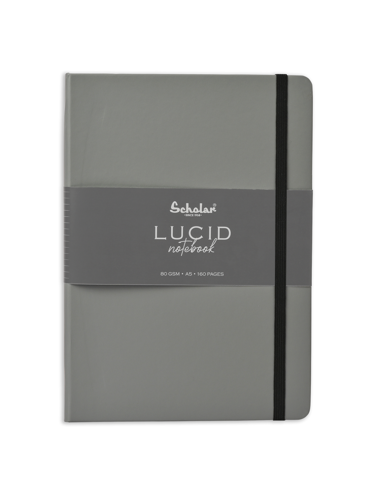 Scholar Ruled Notebook - Lucid (Elastic Closure, 160 Pages) (LUC2) - Pack of 2