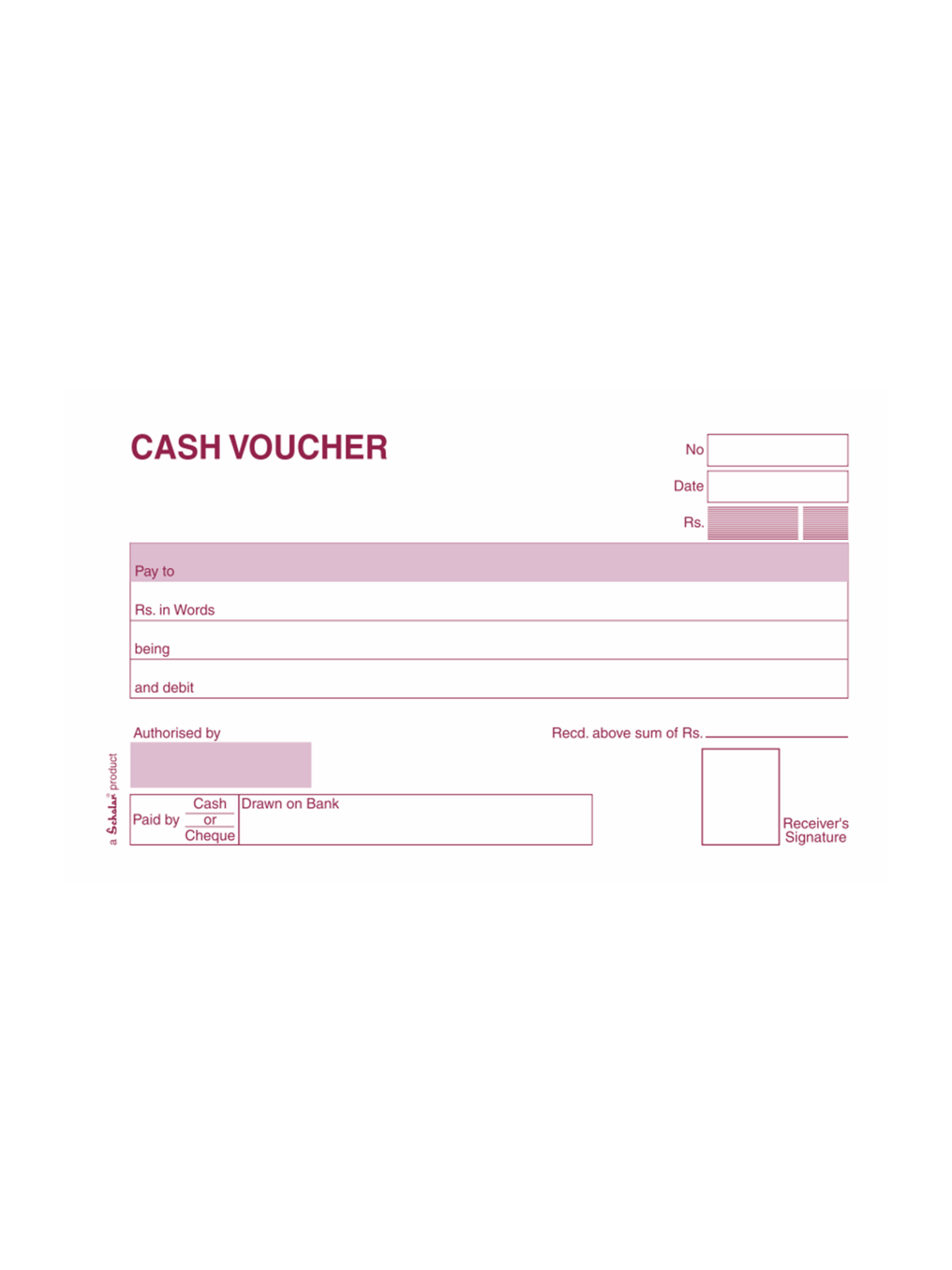 Receipt Books (50 Sheets) (RR)