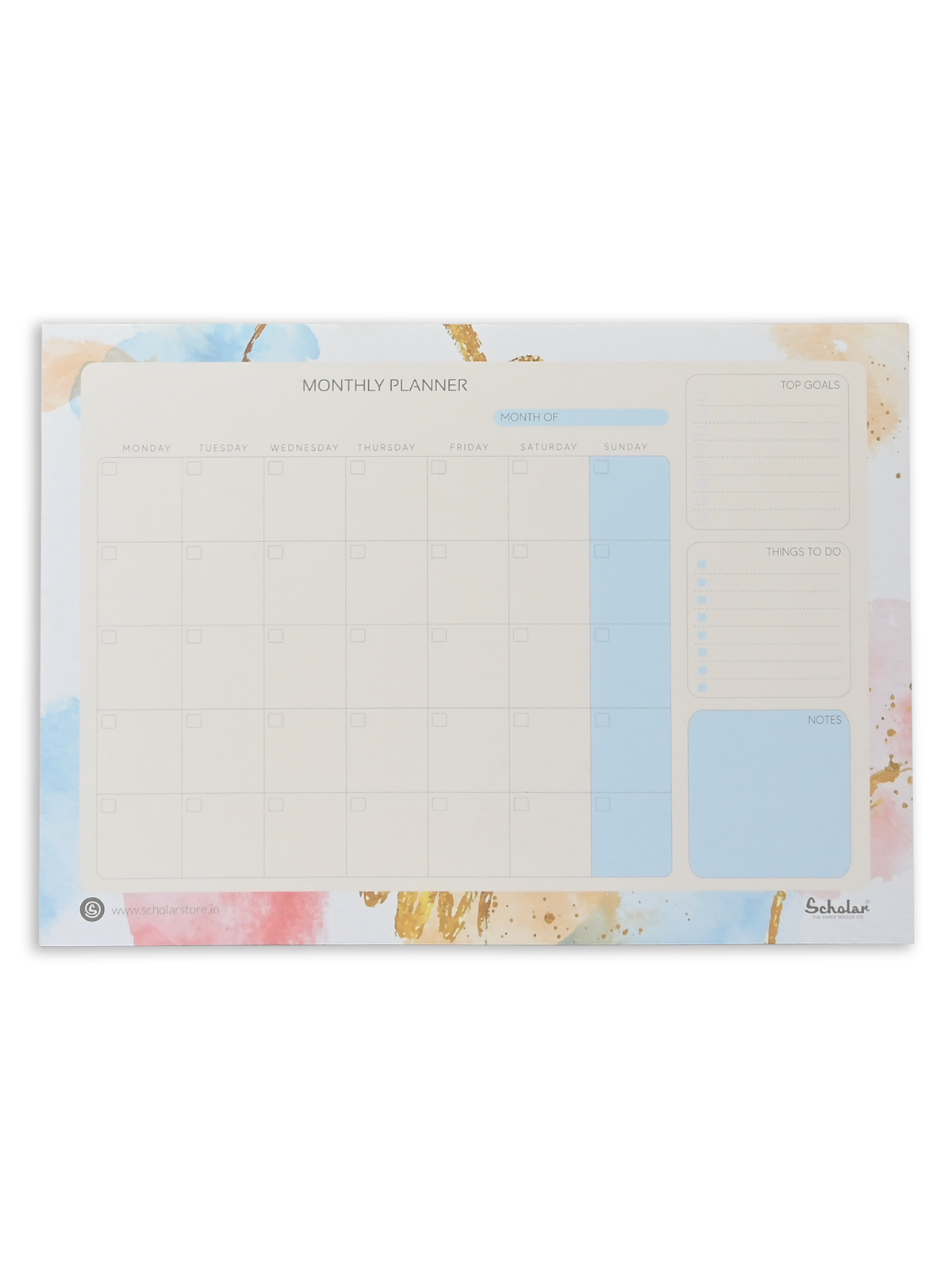 Monthly Planner (MPL)