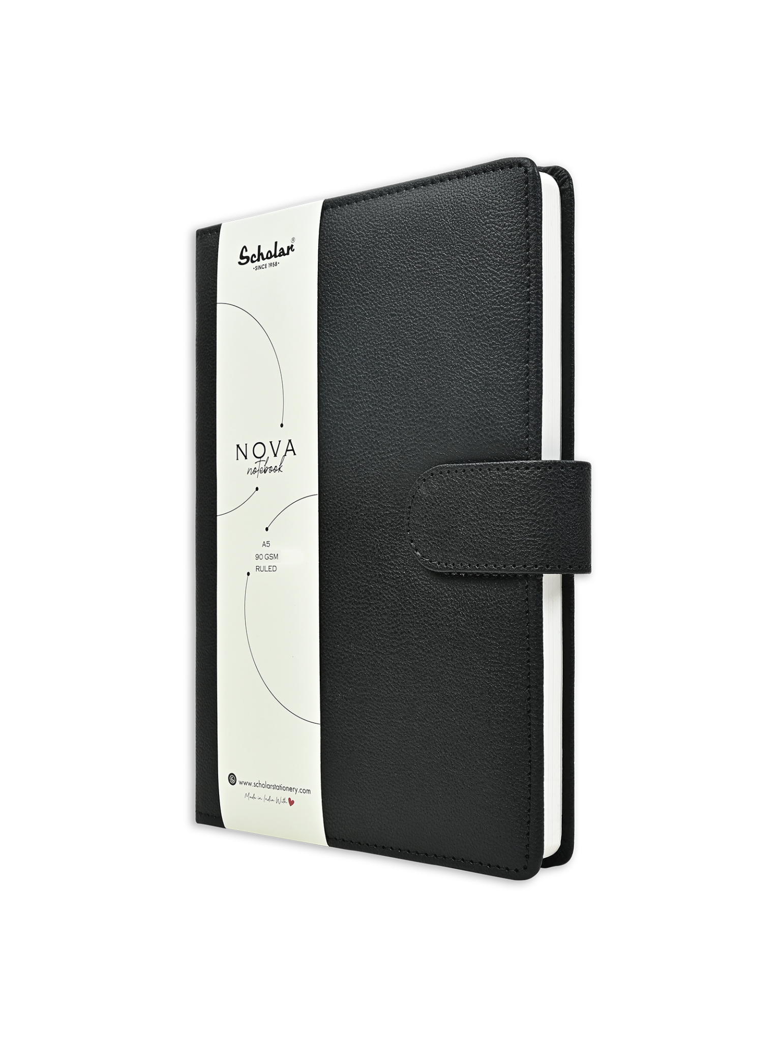 Scholar Notebook - Nova (160 Pages) (NVB2) - Black