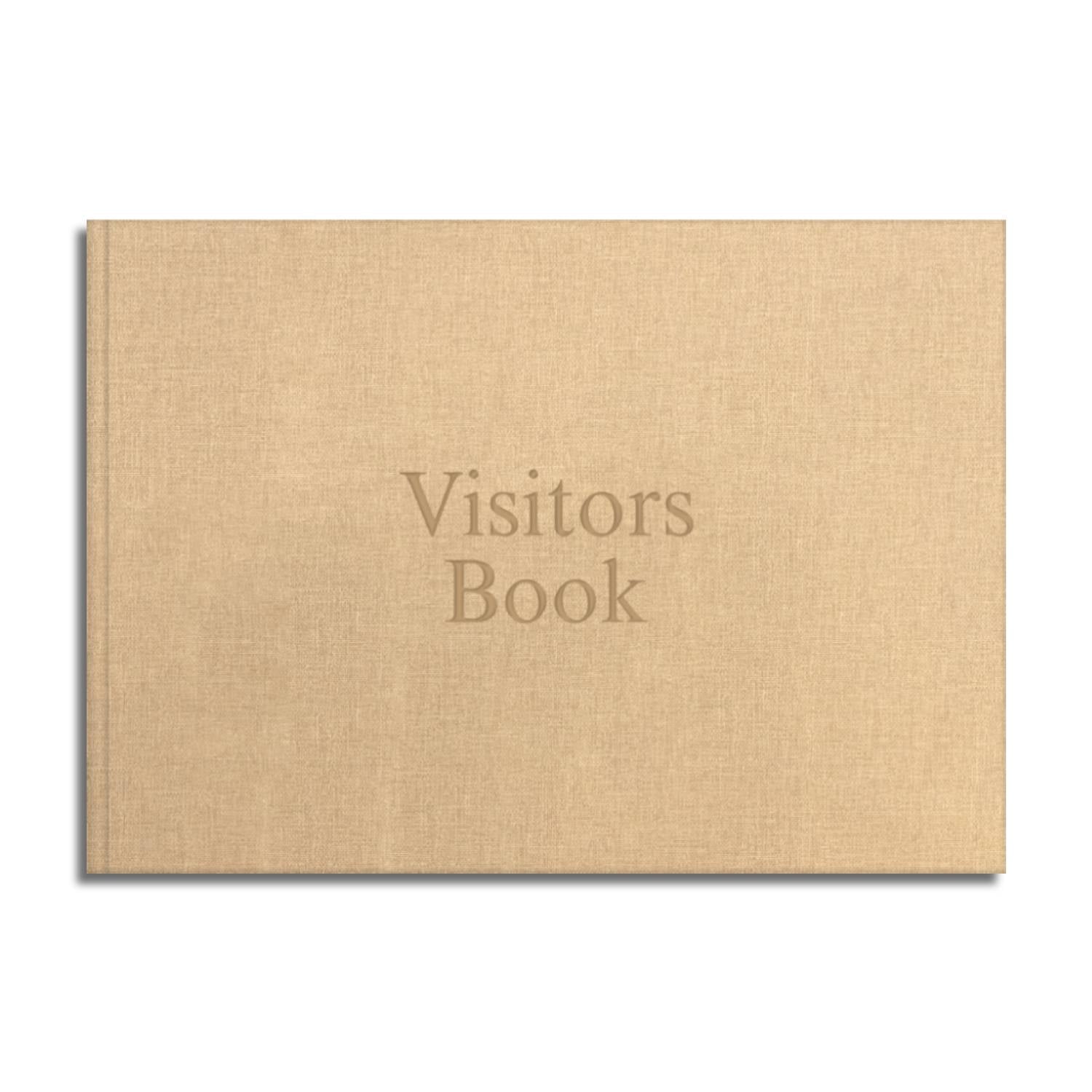 Visitor's Book - Luxe (192 Pages) (VB) - Tan