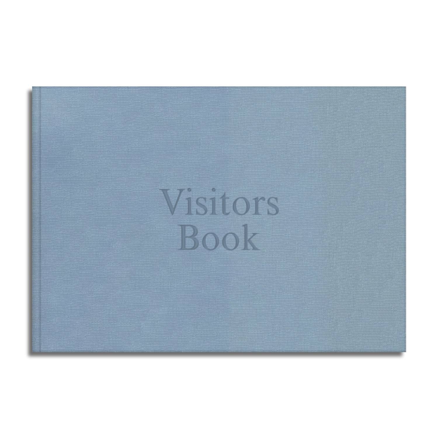 Visitor's Book - Luxe (192 Pages) (VB) - Blue