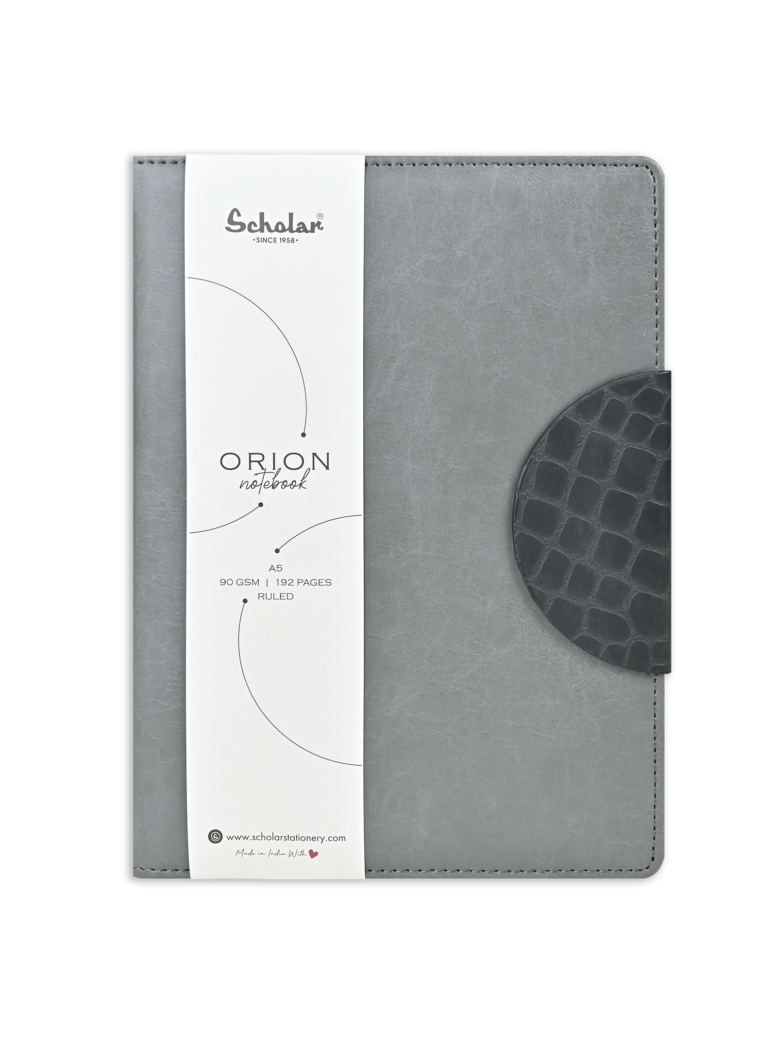 Scholar Notebook - Orion (192 Pages) (ORN) - Grey