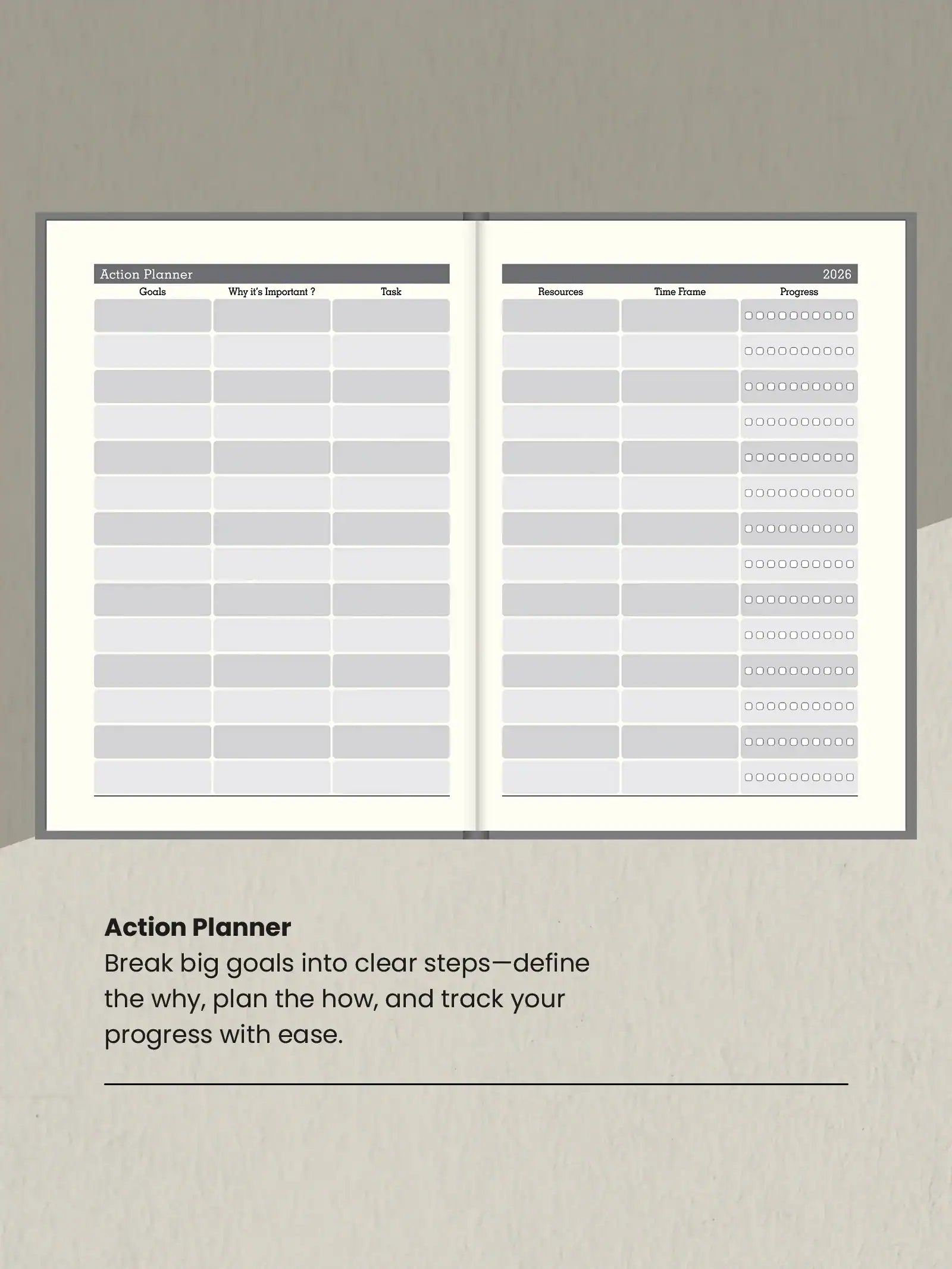 Scholar New Year Diary 2026 - Elure - Black