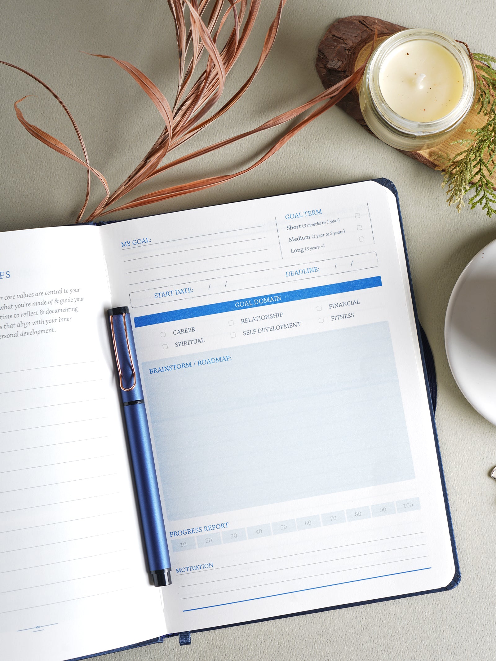 Scholar Premium Goals Journal - Gift Set Edition (JGL2)