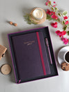 Scholar Premium Gratitude Journal - Gift Set Edition (JGR2) - Plum