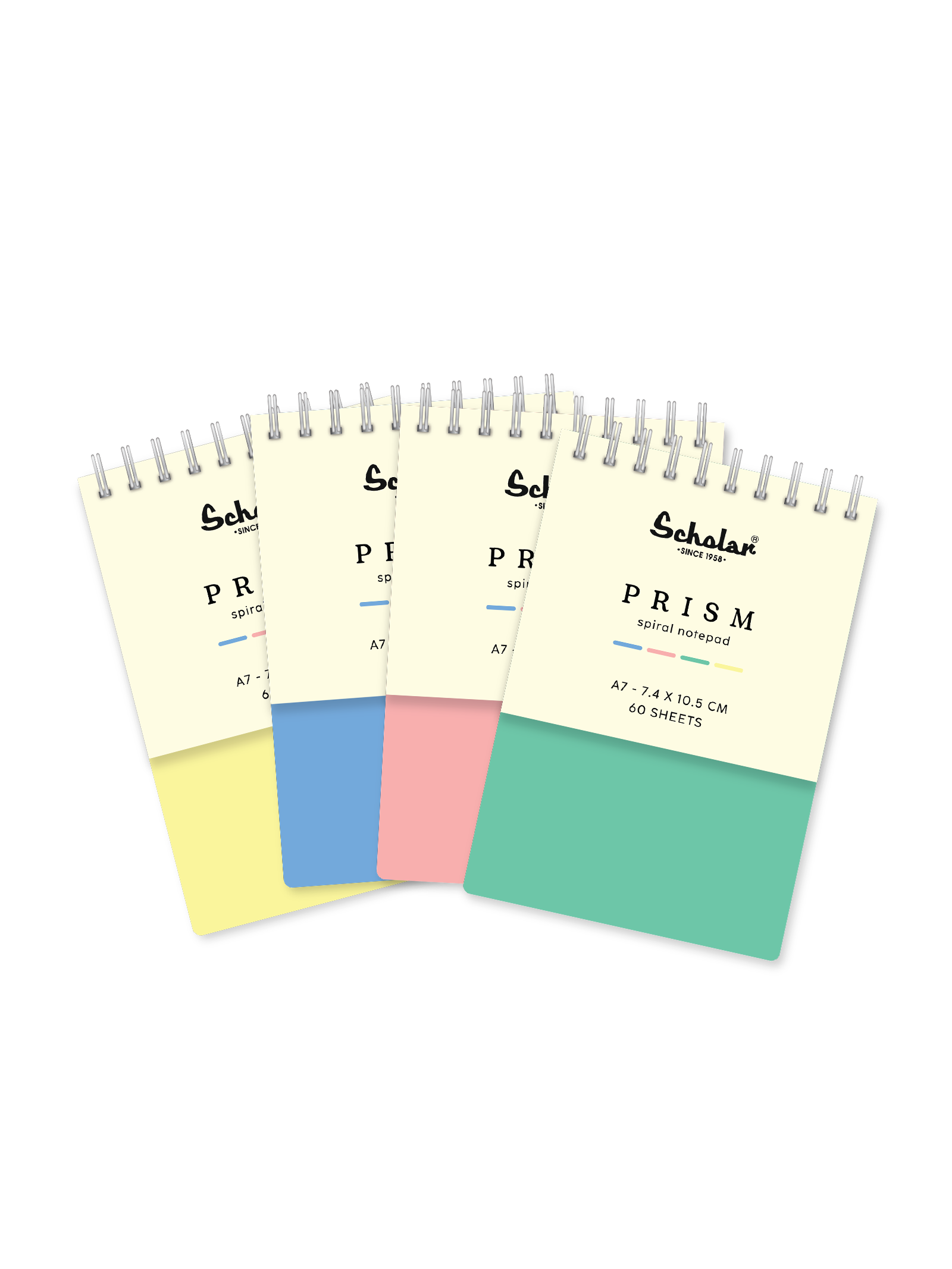 A7 Prism Spiral Notepads (Pack of 8) (SSP9)