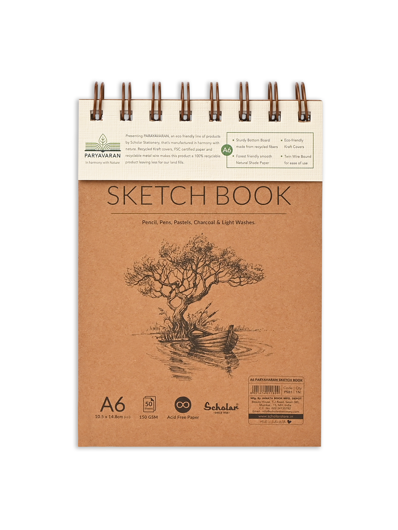 150 GSM Paryavaran Sketch Book (PSB)