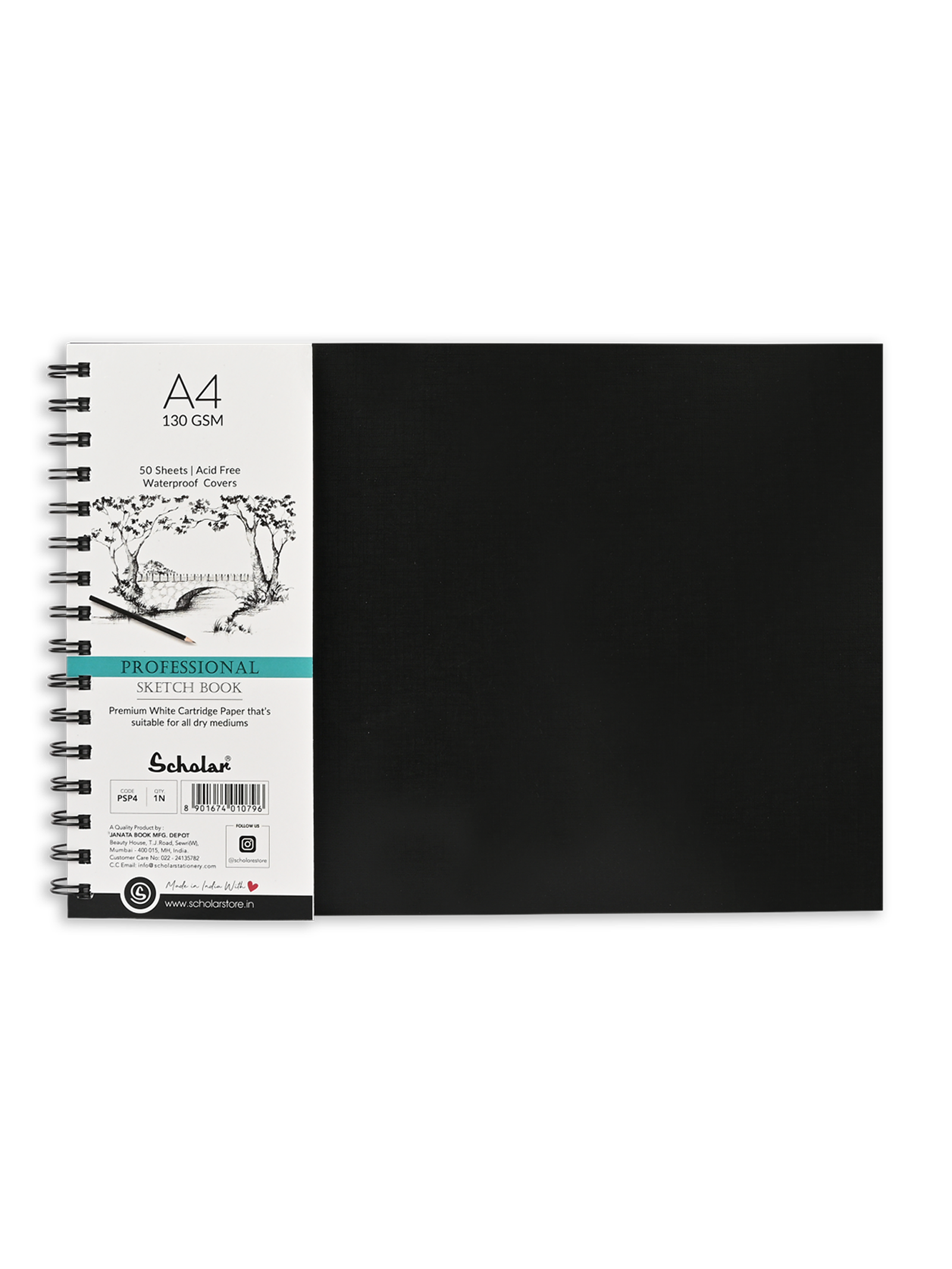 130 Gsm Professional Sketch Pad (50 Sheets) (PSP)
