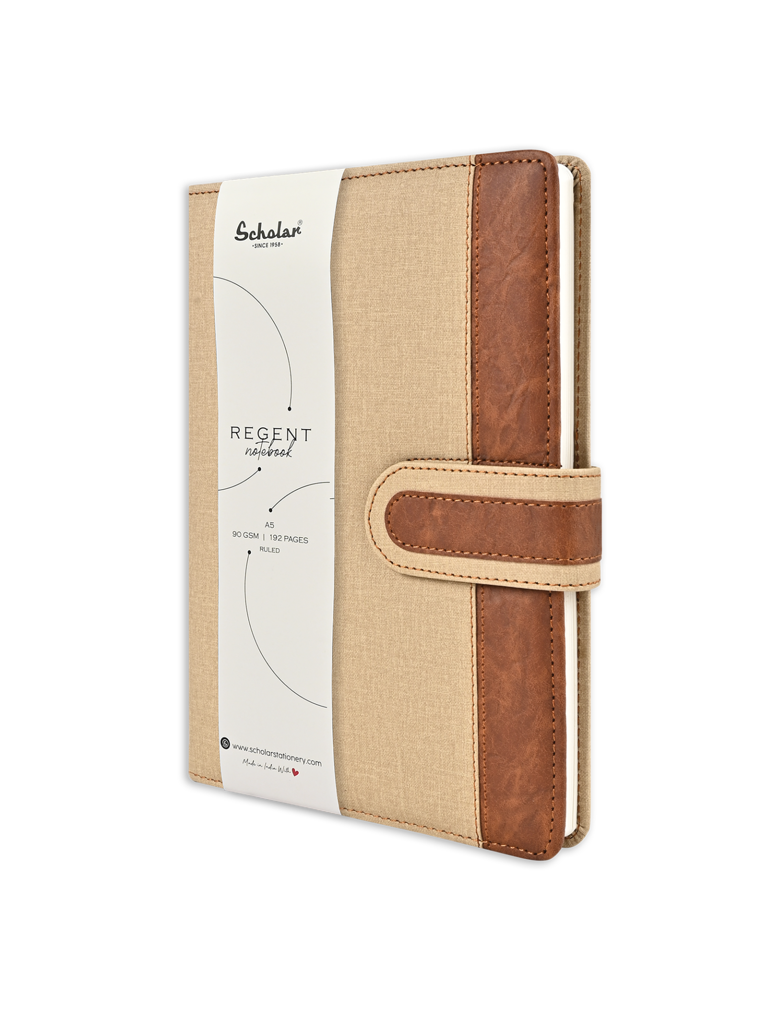 Scholar Notebook - Regent (192 Pages) (RGN) - Khakhi