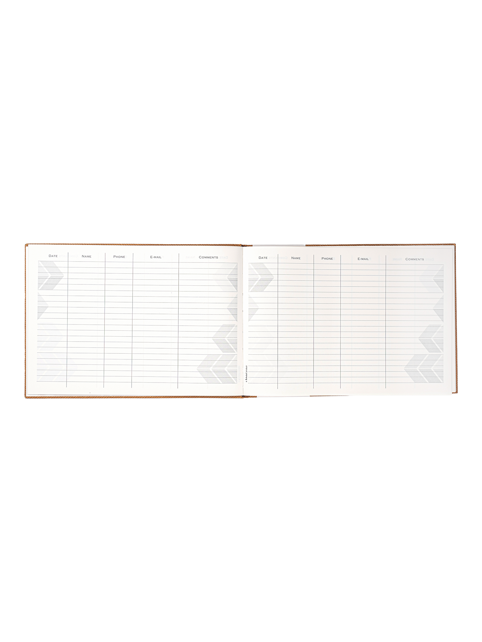 Visitor's Book - Luxe (192 Pages) (VB) - Black