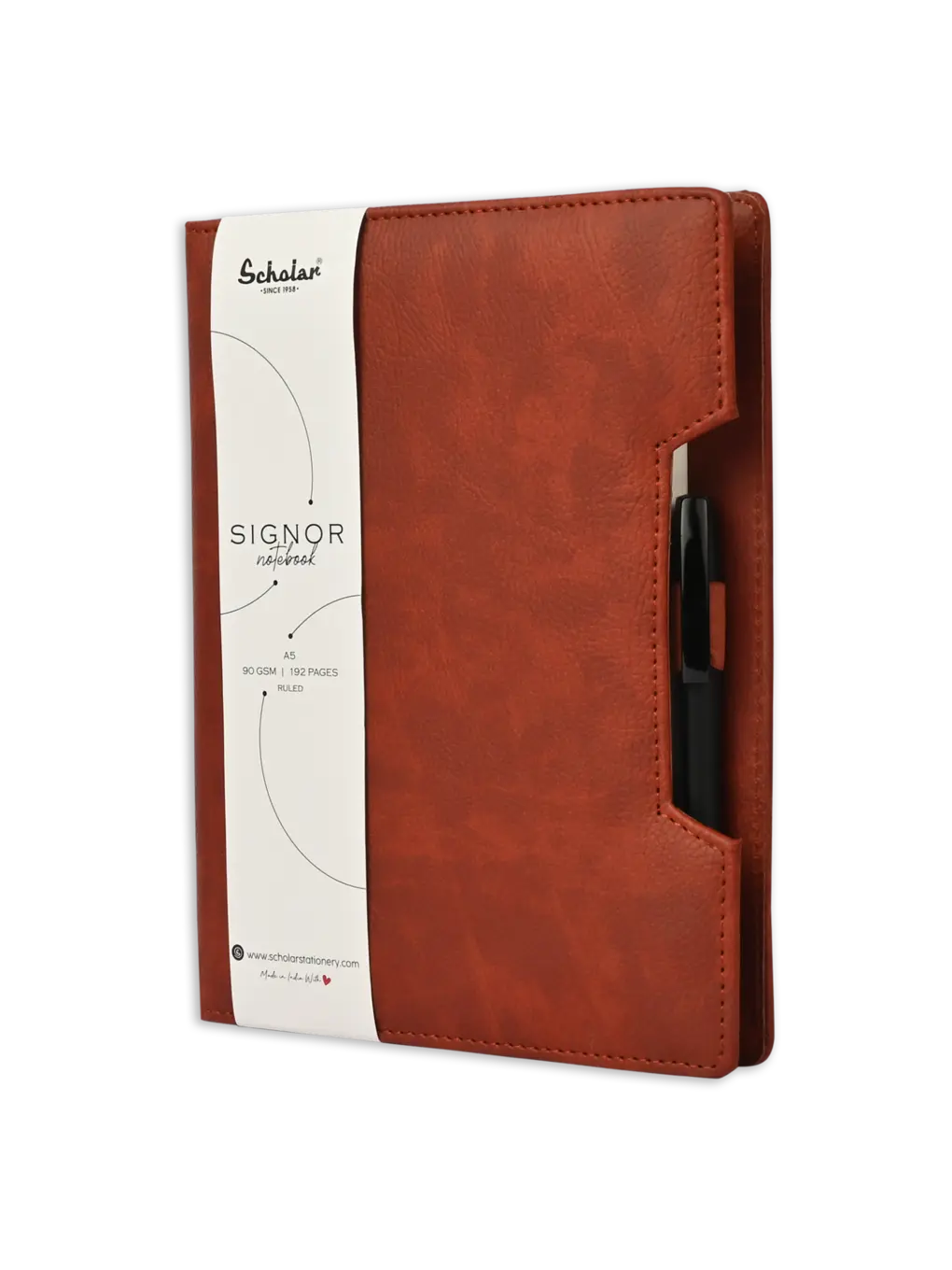 Scholar Notebook - Signor (192 Pages) (SGN) - Maroon