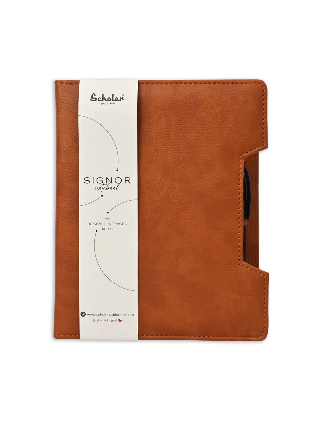 Scholar Notebook - Signor (192 Pages) (SGN) - Tan