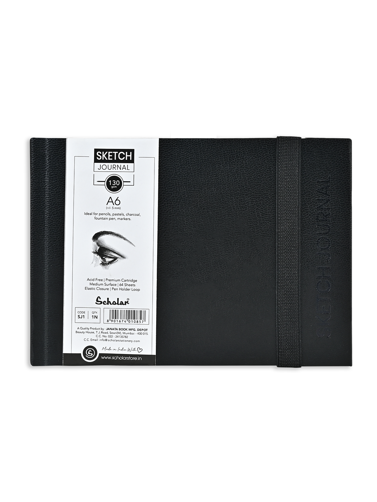 130 Gsm Sketch Journal (64 Sheets) (SJ)