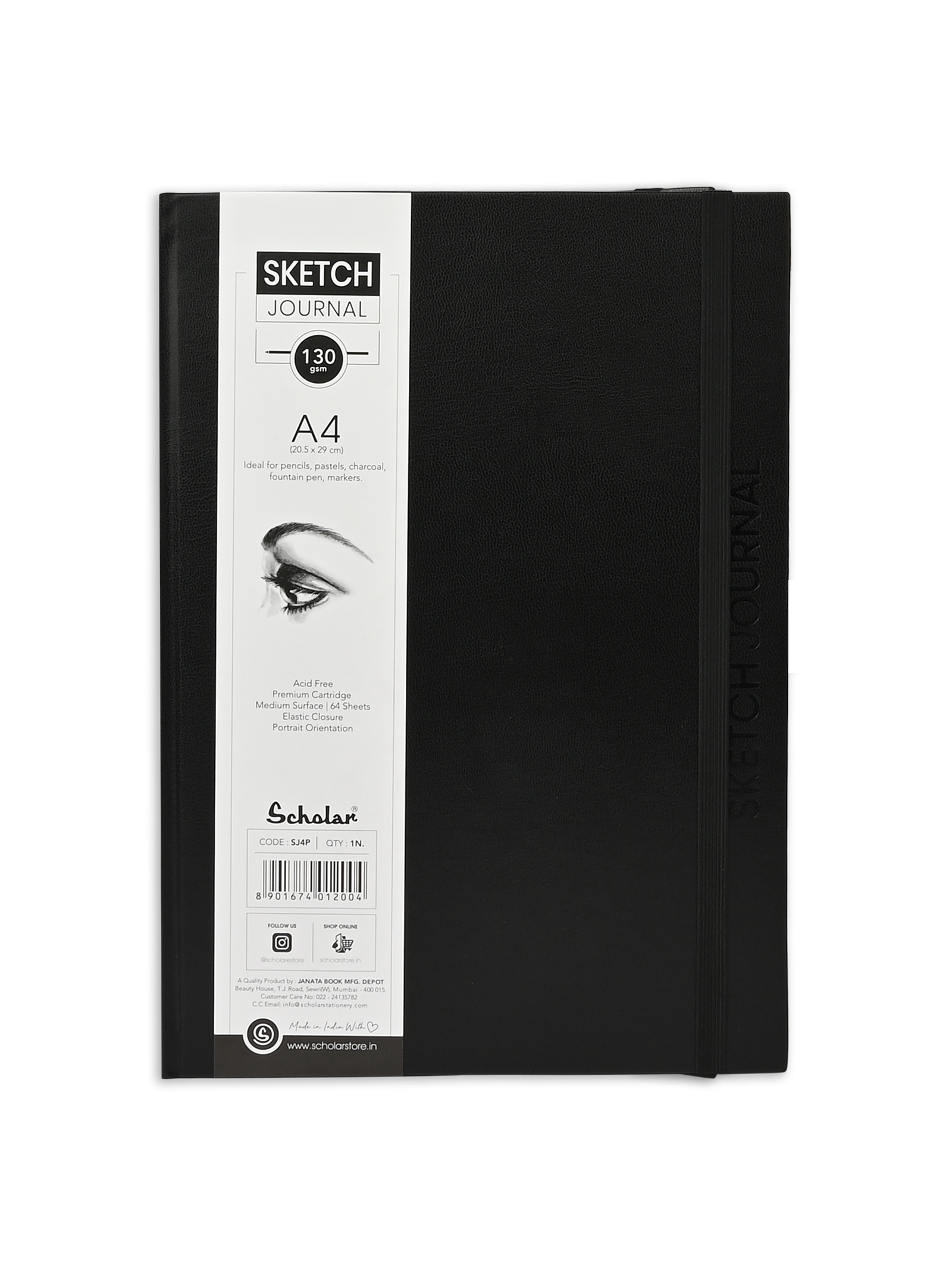 130 Gsm Sketch Journal (64 Sheets) (SJ)