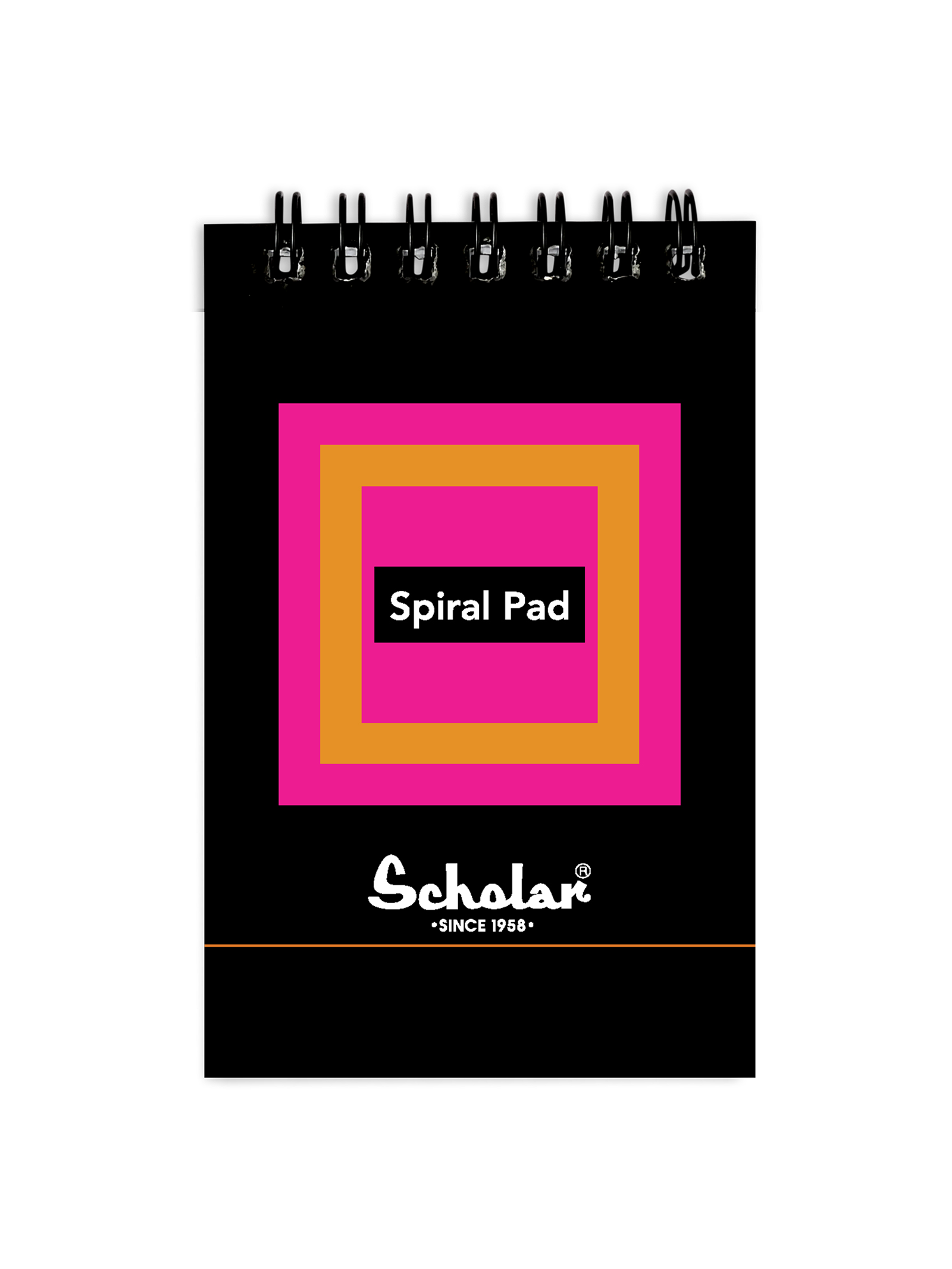 No.3 Black Spiral Notepad (Pack of 10) (SP3B)