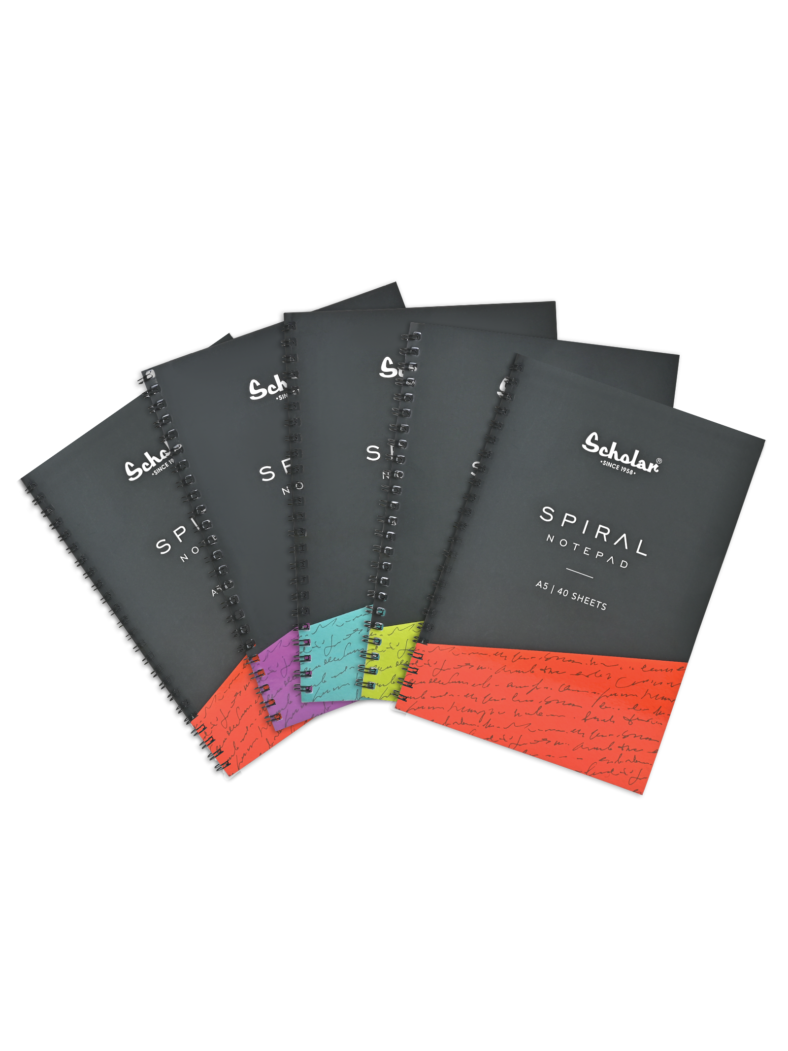 A5 Side Spiral Notepads (Pack of 5) (SSP2S)