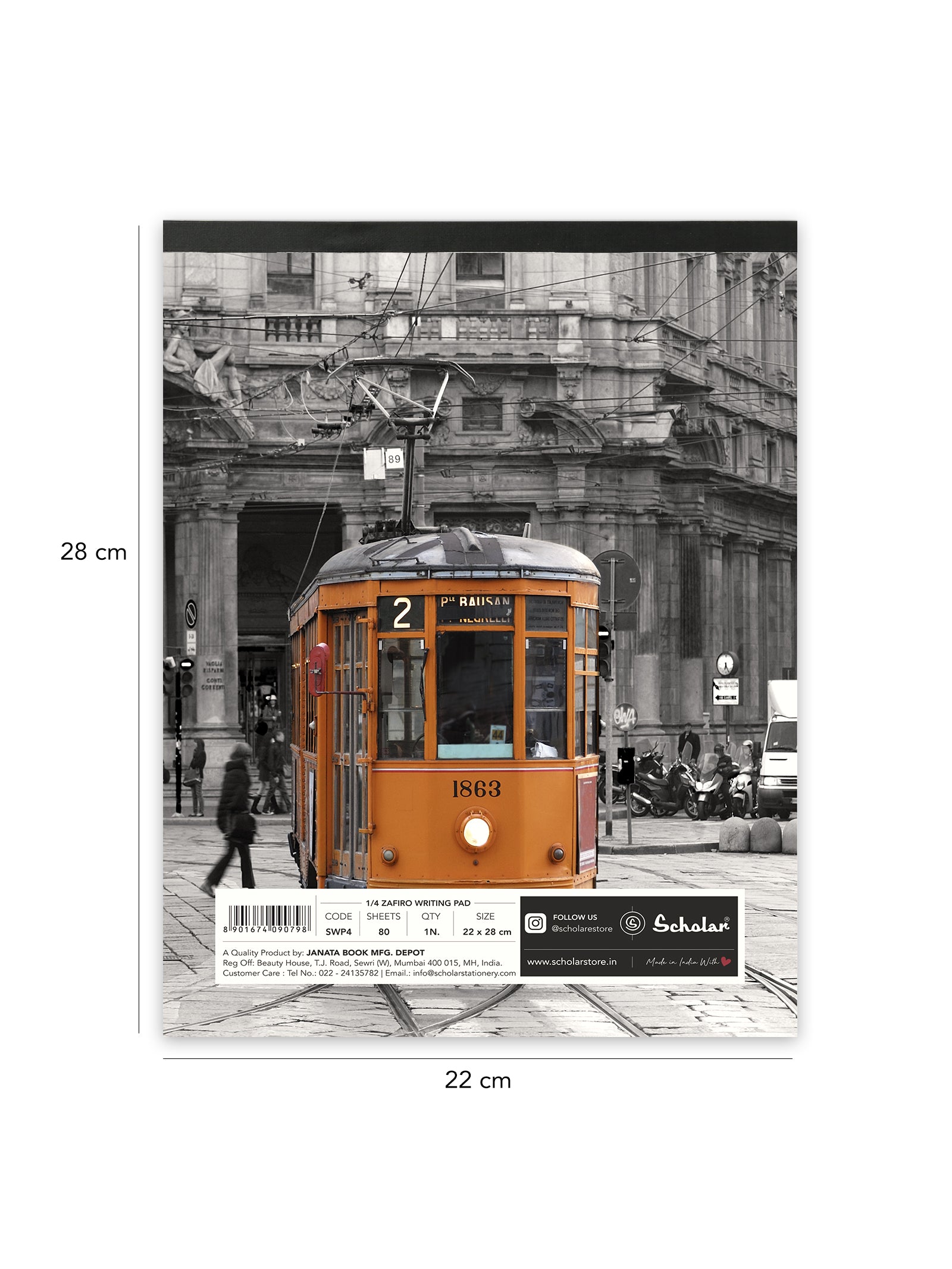 Zafiro Writing Pad (80 Leaves) (SWP)