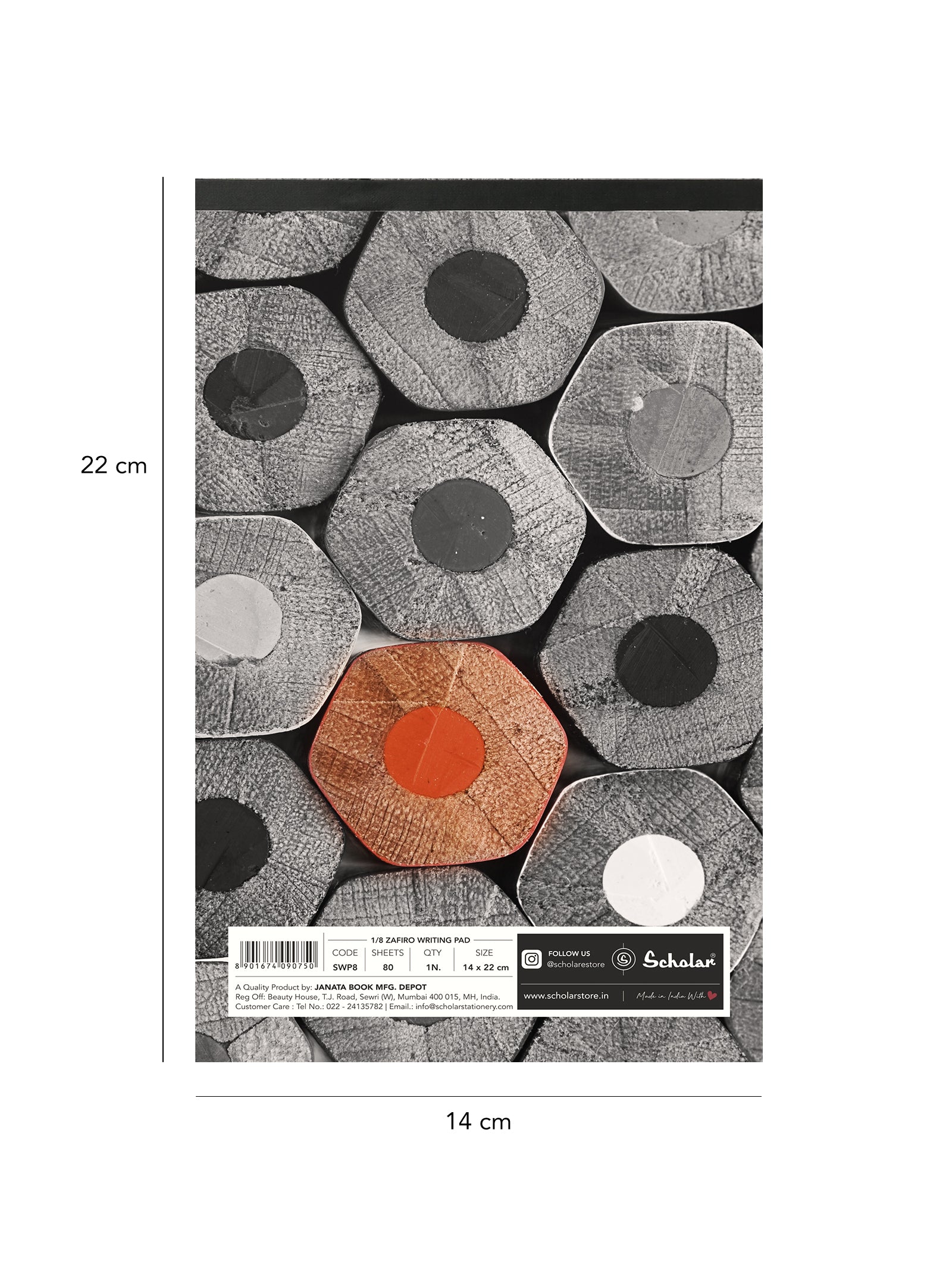 Zafiro Writing Pad (80 Leaves) (SWP)