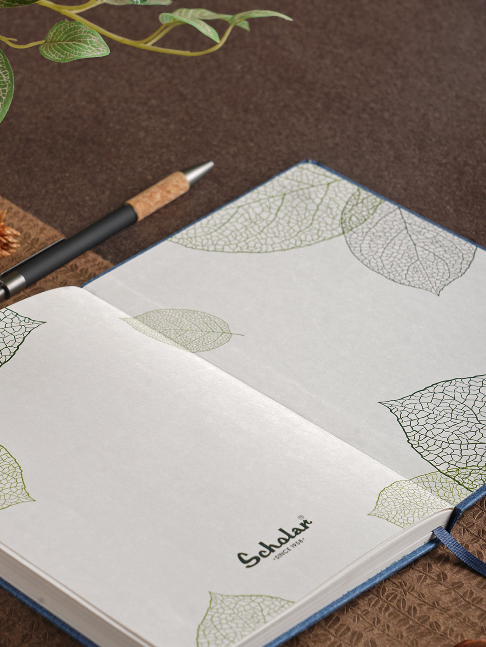 Scholar Notebook - Teak (160 Pages) (TNB2) - Green