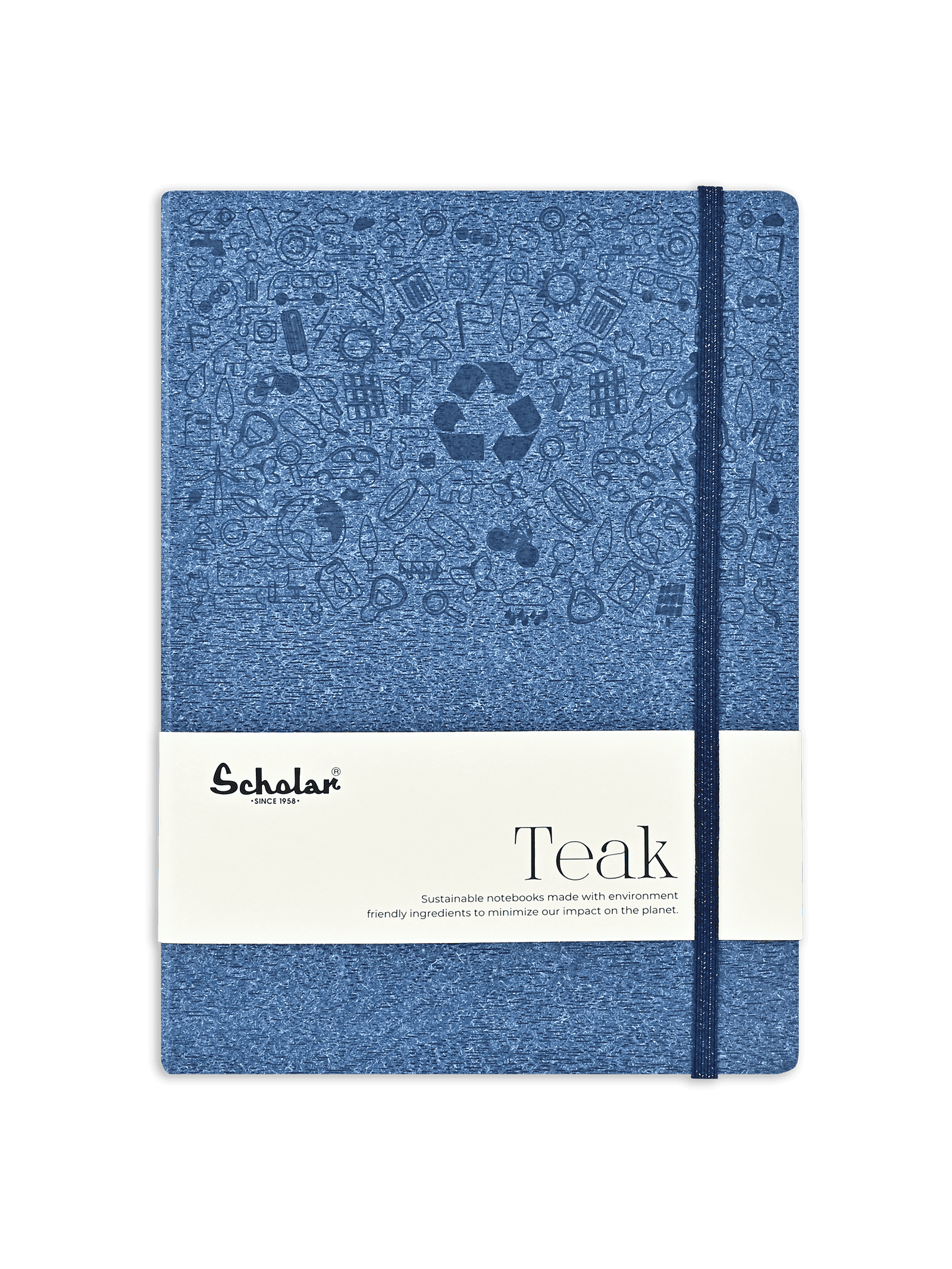 Scholar Notebook - Teak (160 Pages) (TNB2) - Blue