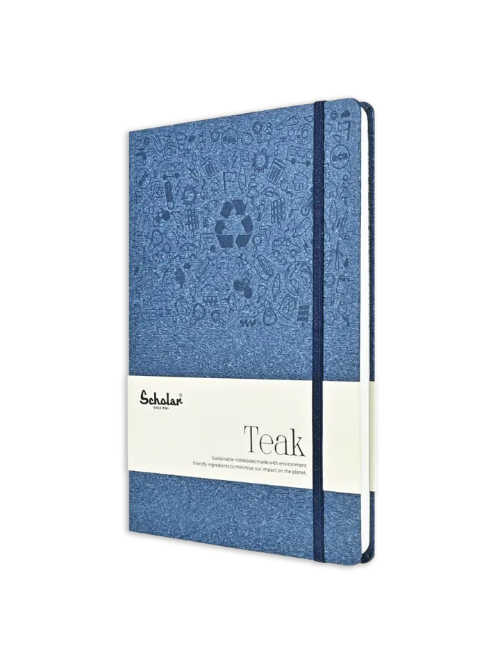 Scholar Notebook - Teak (160 Pages) (TNB2) - Blue