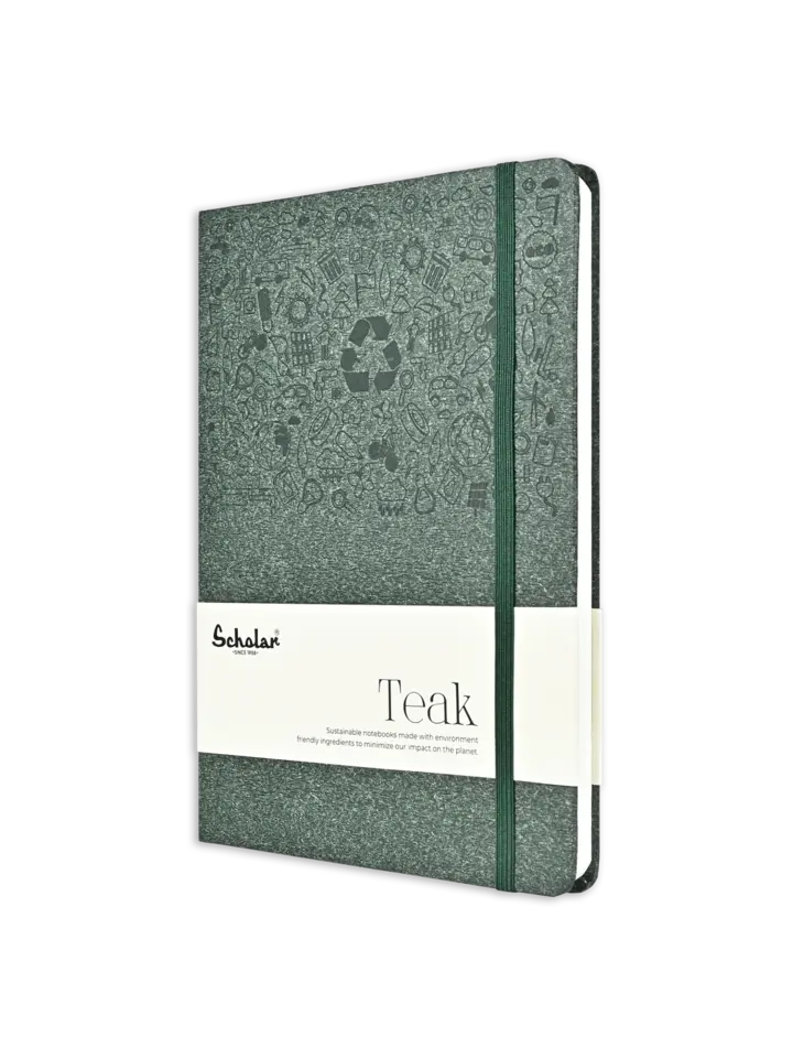 Scholar Notebook - Teak (160 Pages) (TNB2) - Green
