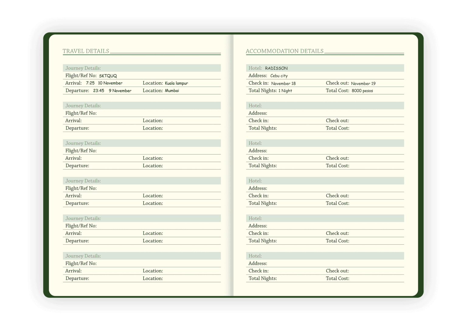 Scholar Artcover Travel Journal (ATR2-B)