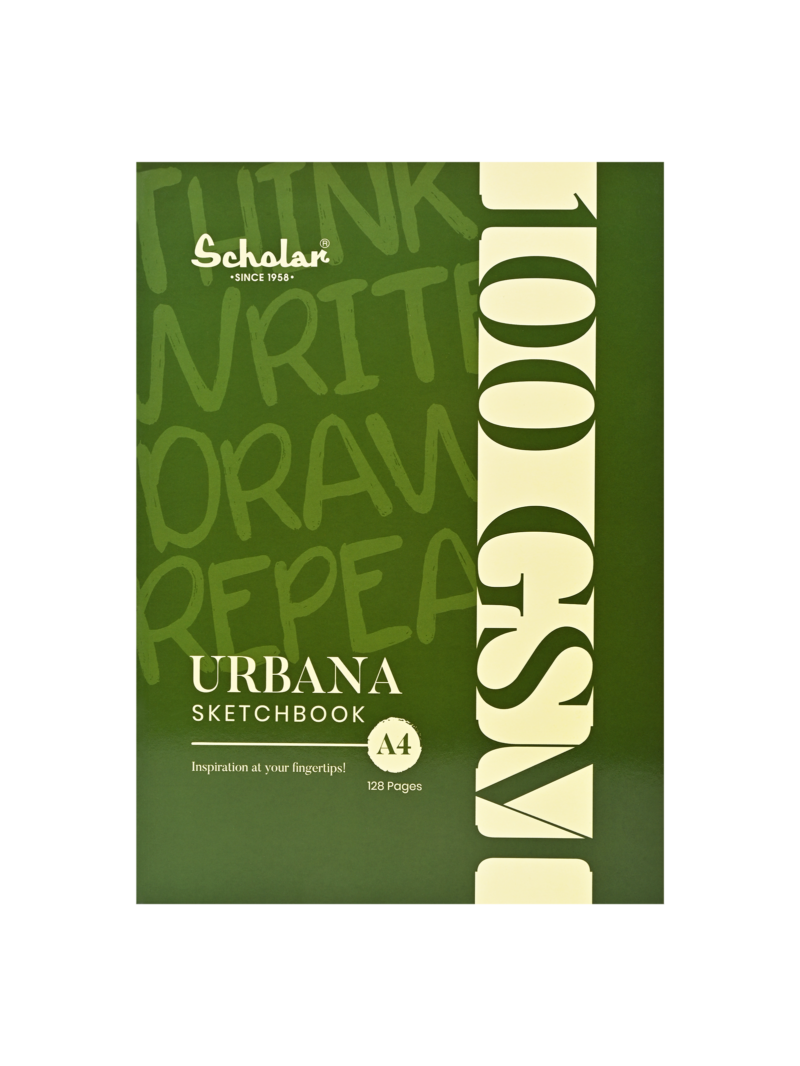 100 Gsm Urbana Sketchbook (UBS) - Green