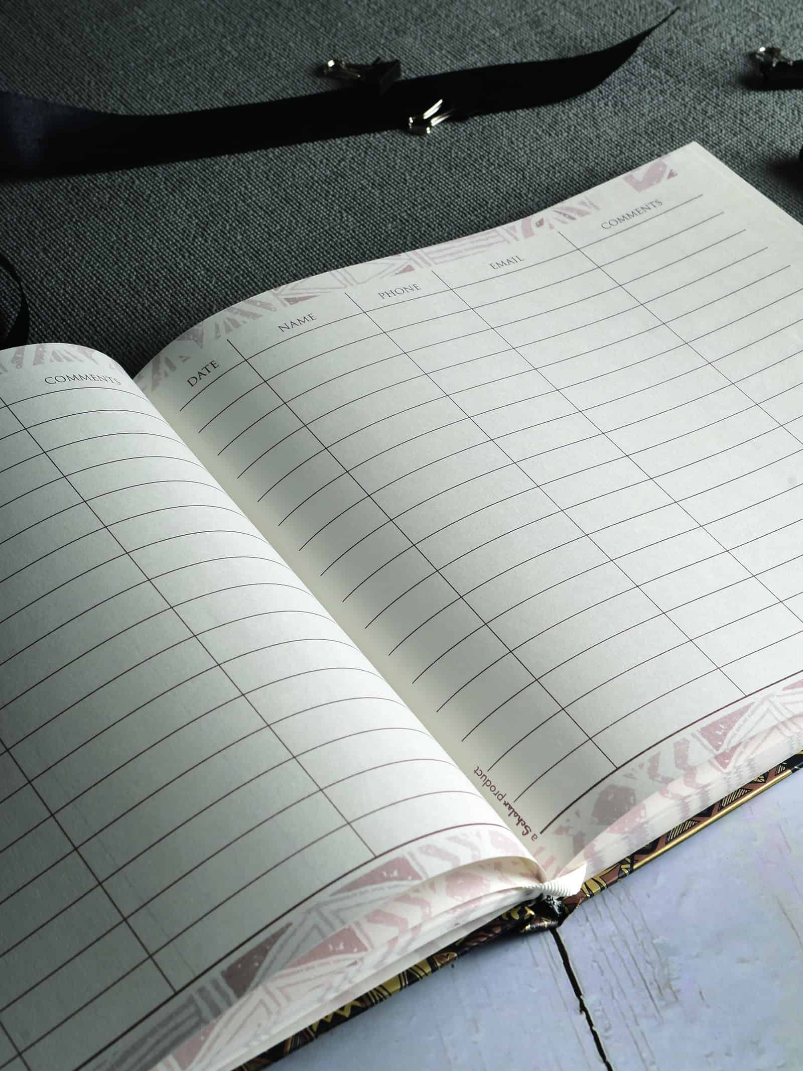 Visitor's Book - Metallic (192 Pages) (VB)